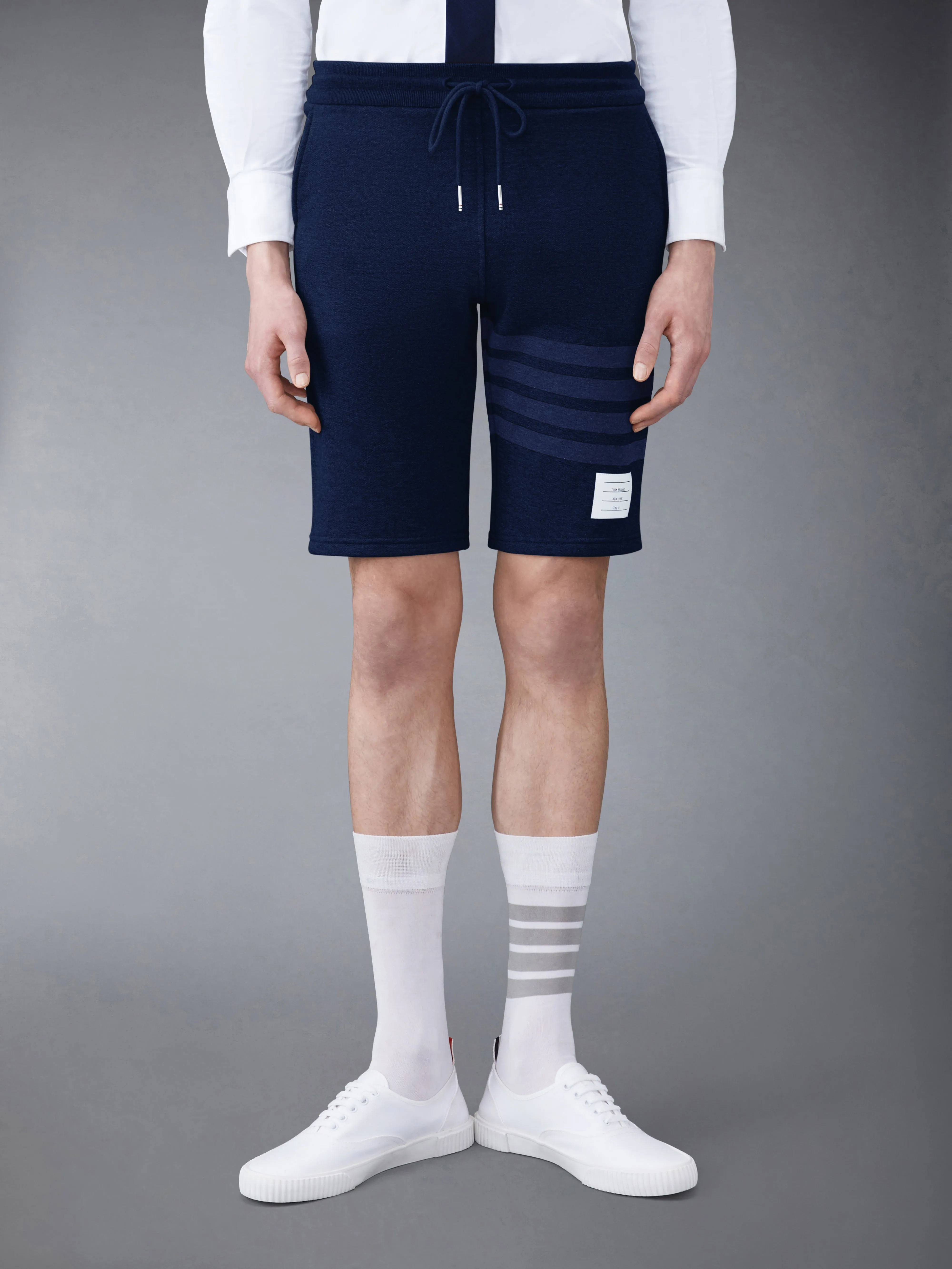 Classic Loopback 4-Bar Sweatshorts sold by Thom Browne