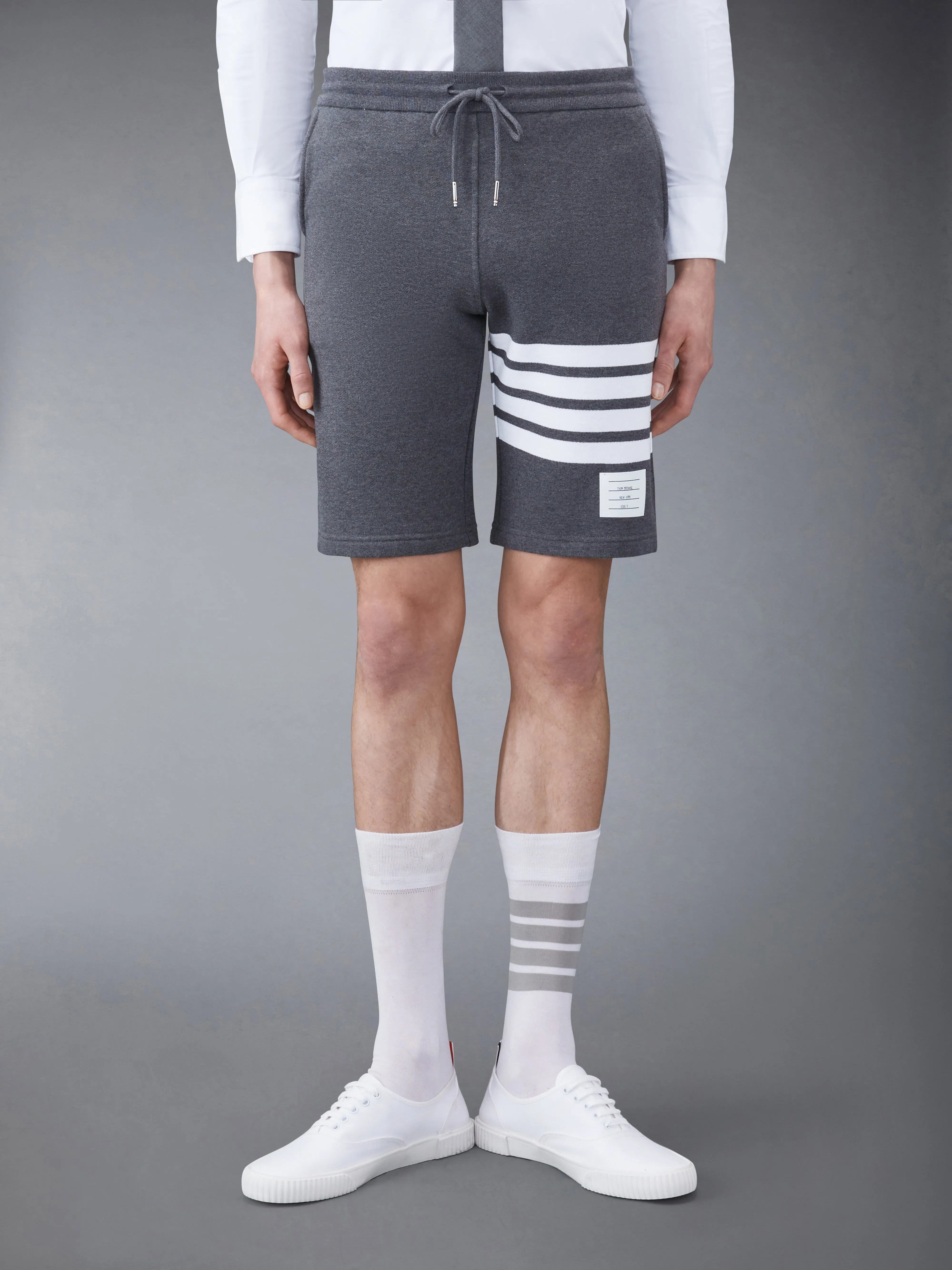 Classic Loopback 4-Bar Sweatshorts sold by Thom Browne