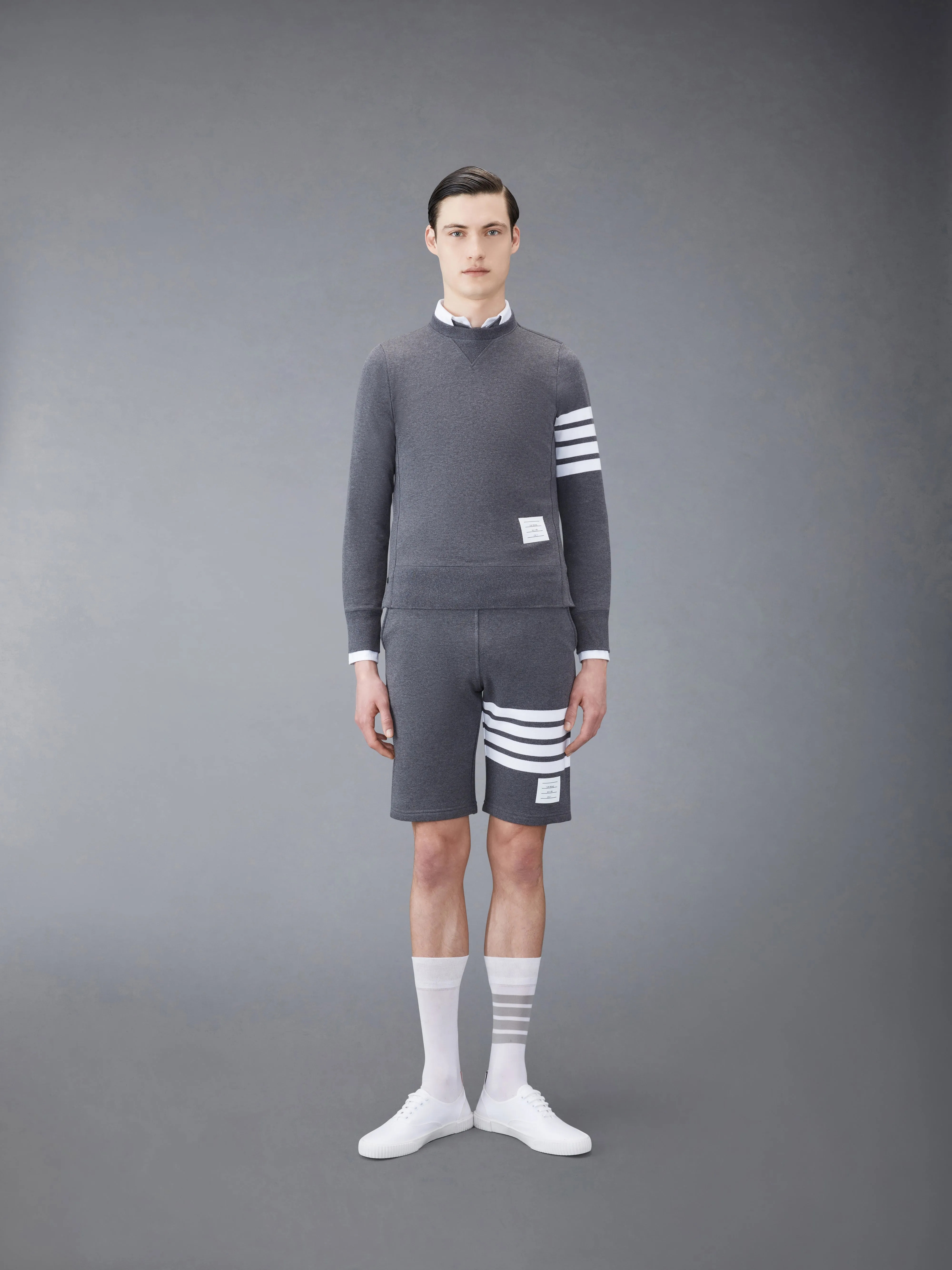 Classic Loopback 4-Bar Sweatshorts sold by Thom Browne product image thumbnail 4