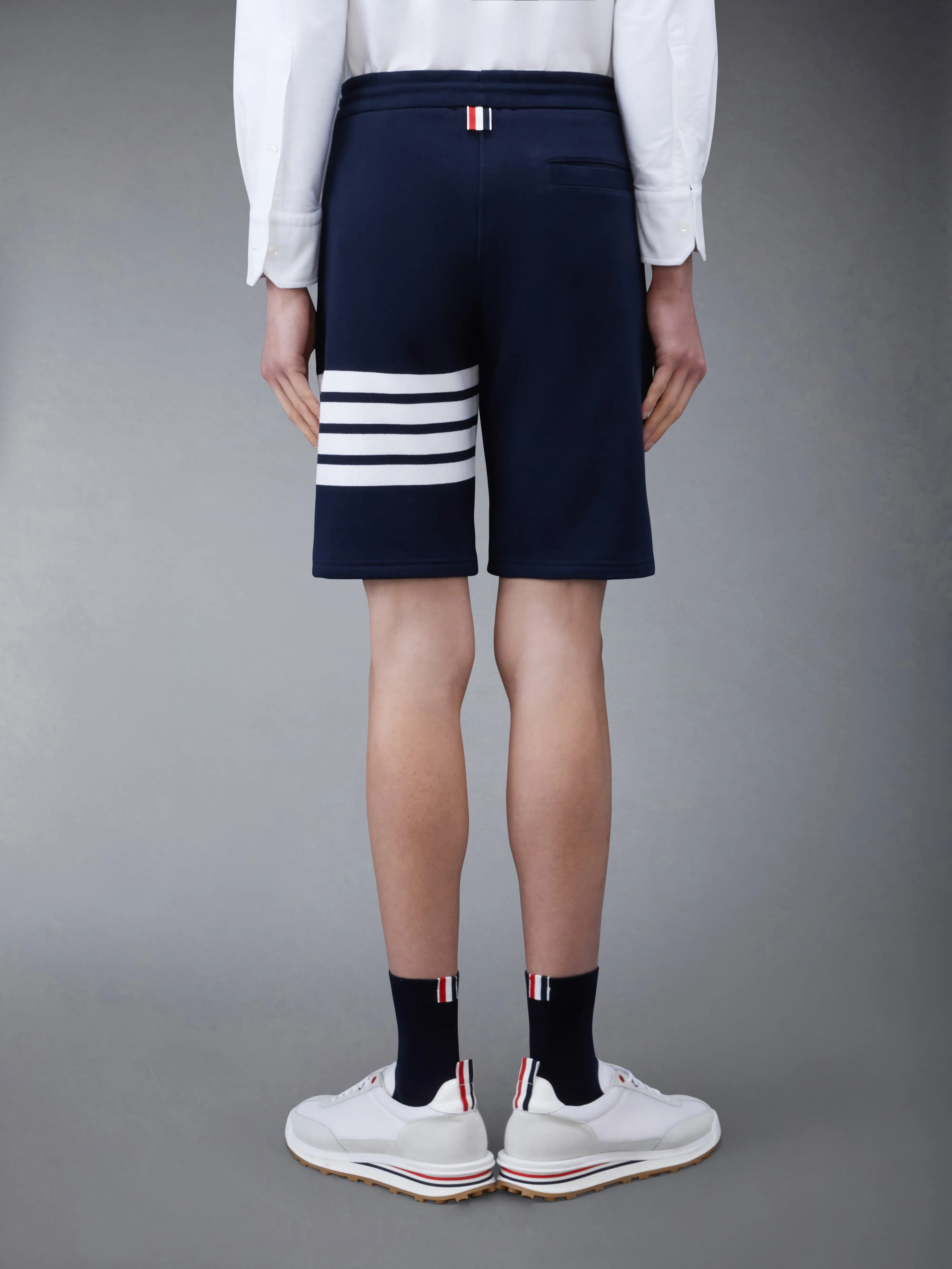 CLASSIC LOOPBACK 4-BAR SWEATSHORTS sold by Thom Browne product image thumbnail 3
