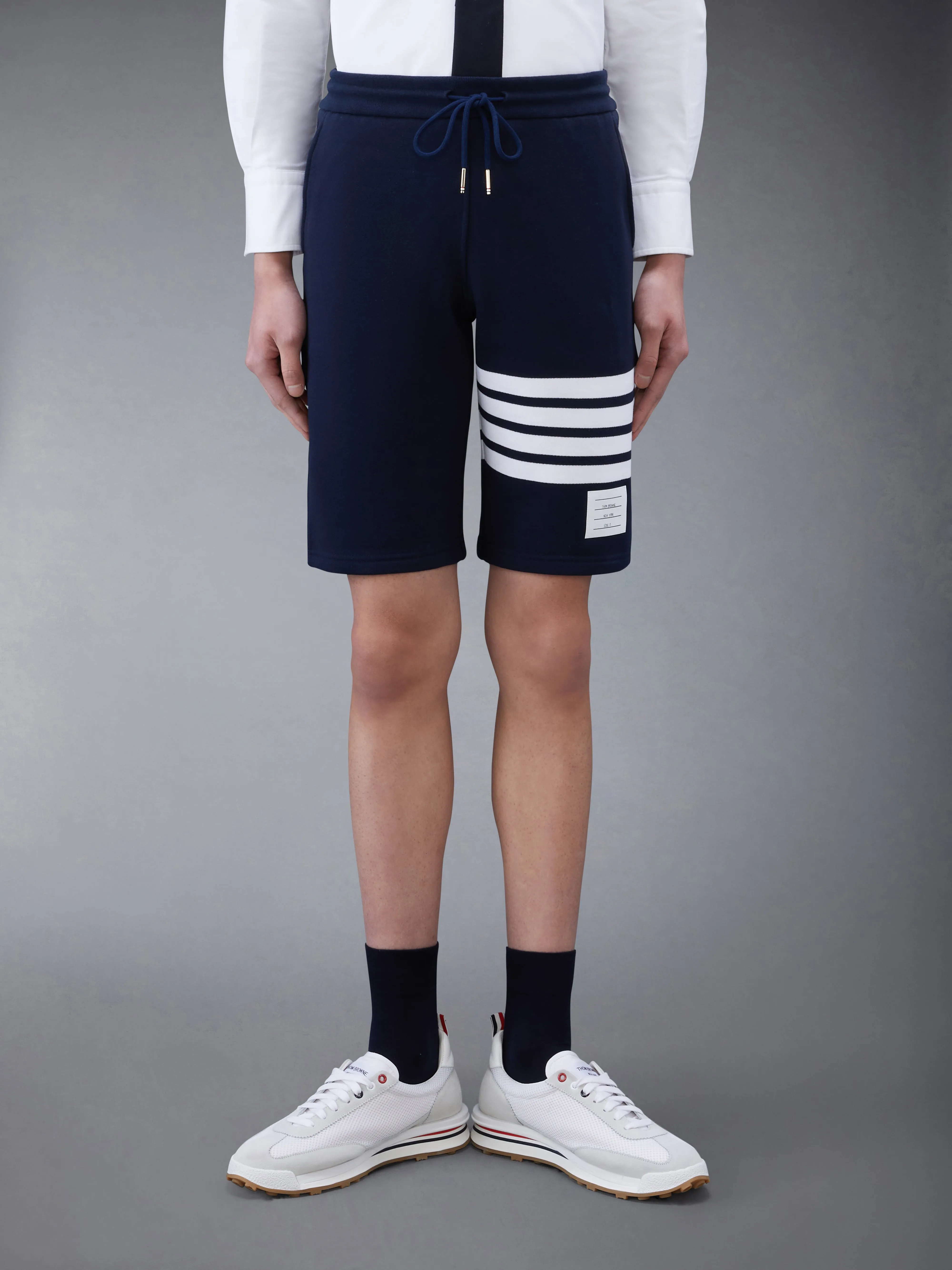 CLASSIC LOOPBACK 4-BAR SWEATSHORTS sold by Thom Browne