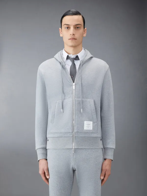 CLASSIC LOOPBACK FULL ZIP HOODIE sold by Thom Browne