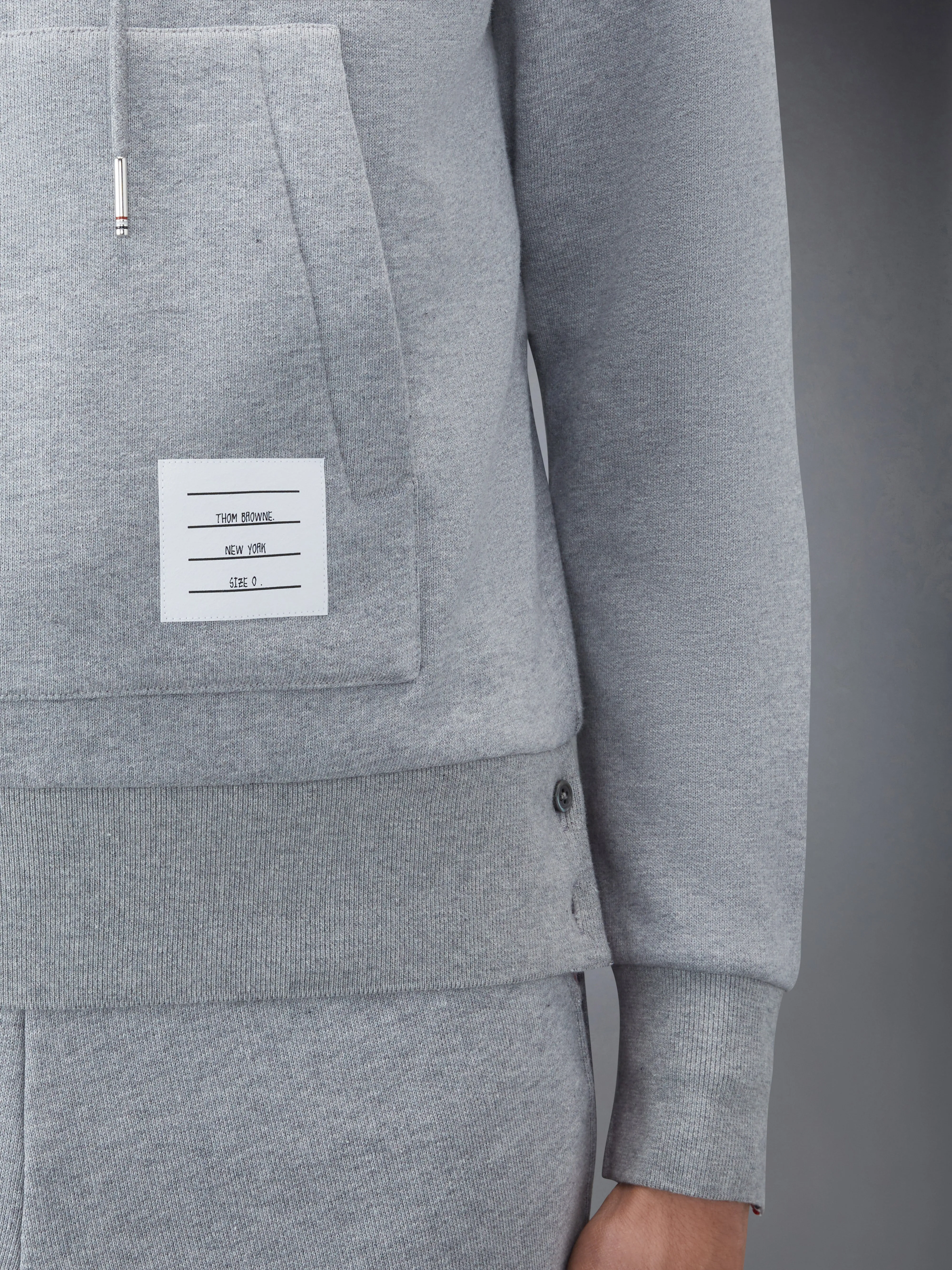 CLASSIC LOOPBACK STRIPE HOODIE sold by Thom Browne product image thumbnail 5