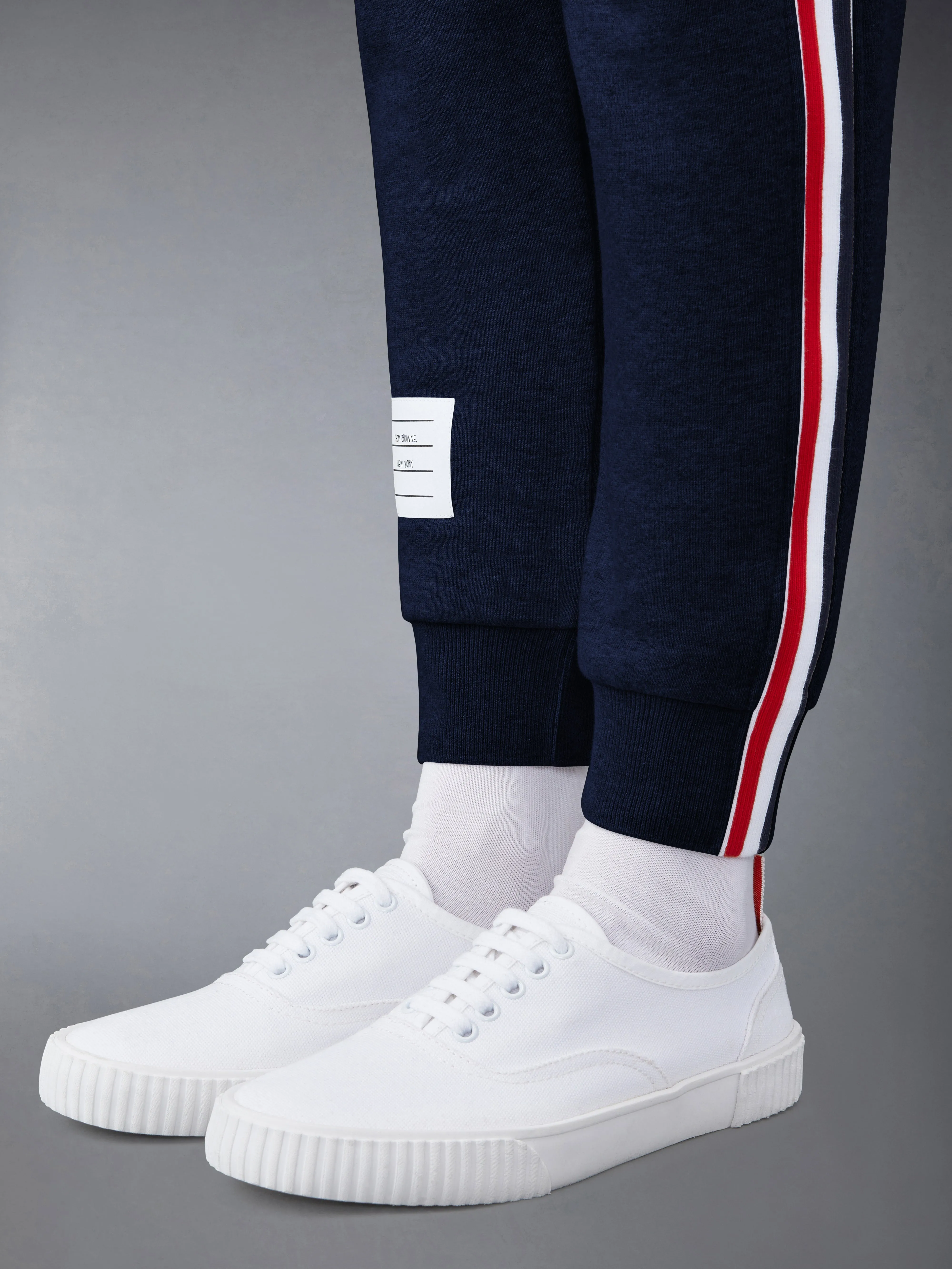 CLASSIC LOOPBACK STRIPE SWEATPANTS sold by Thom Browne product image thumbnail 4