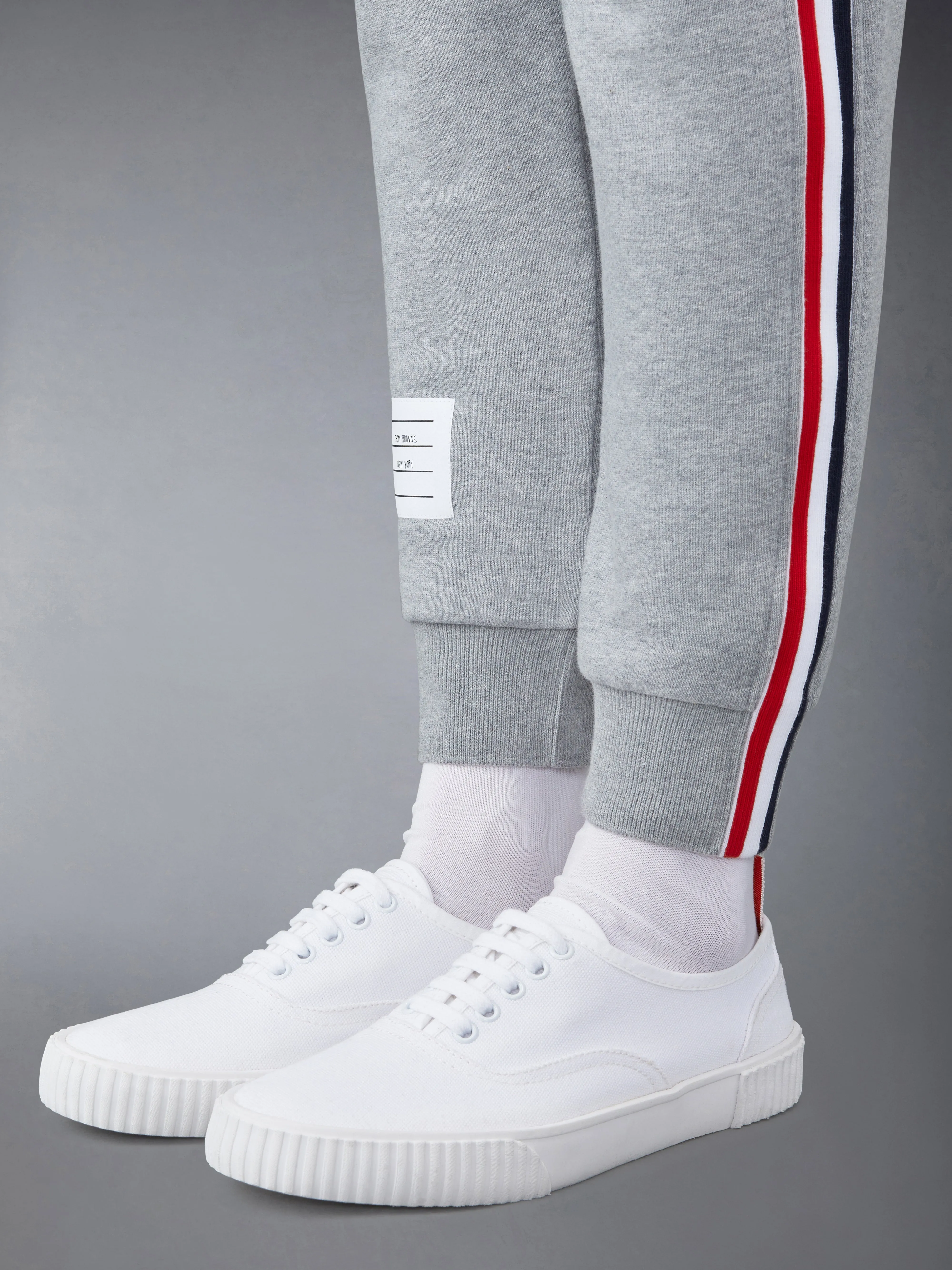 CLASSIC LOOPBACK STRIPE SWEATPANTS sold by Thom Browne product image thumbnail 4