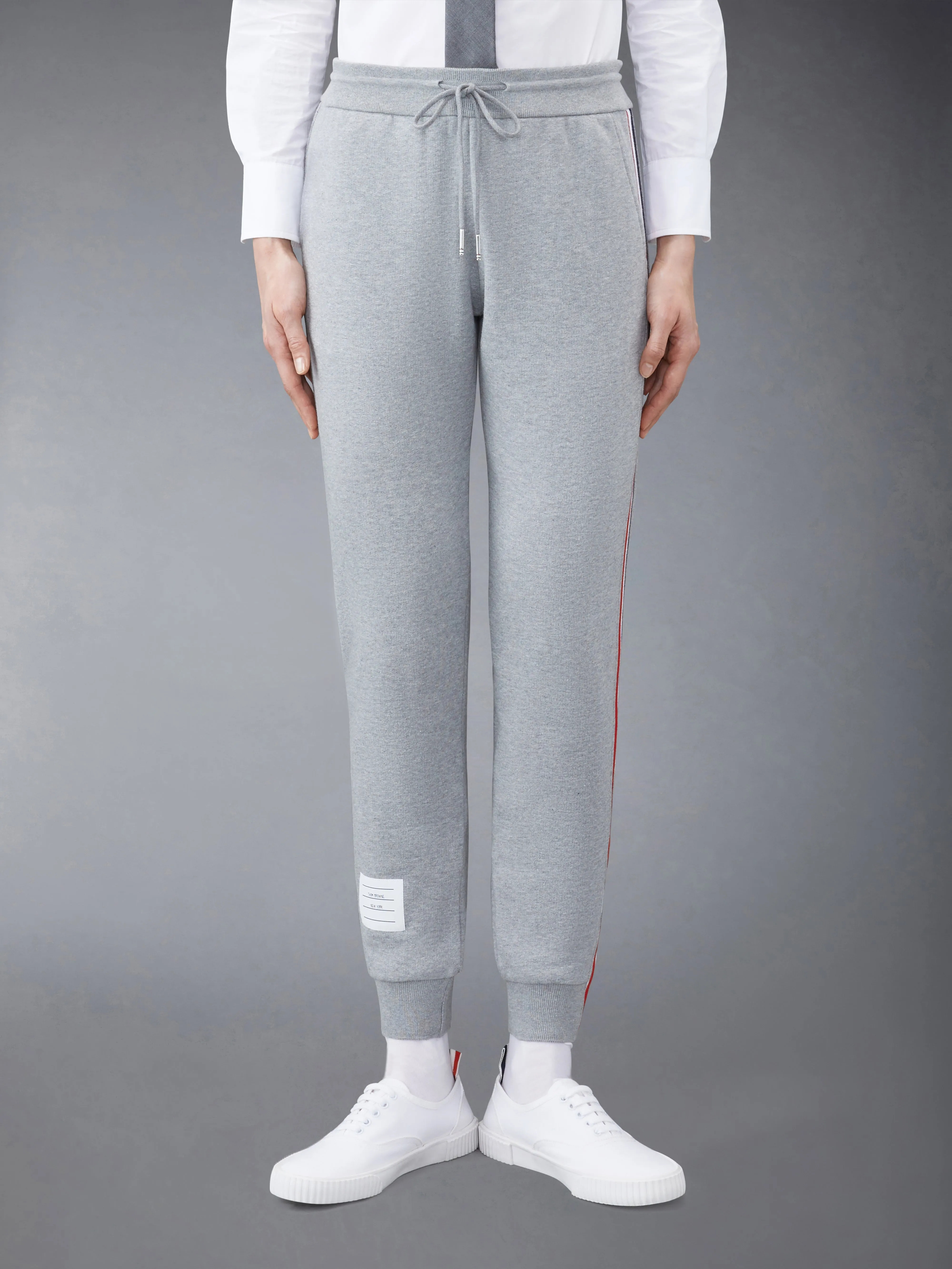 CLASSIC LOOPBACK STRIPE SWEATPANTS sold by Thom Browne