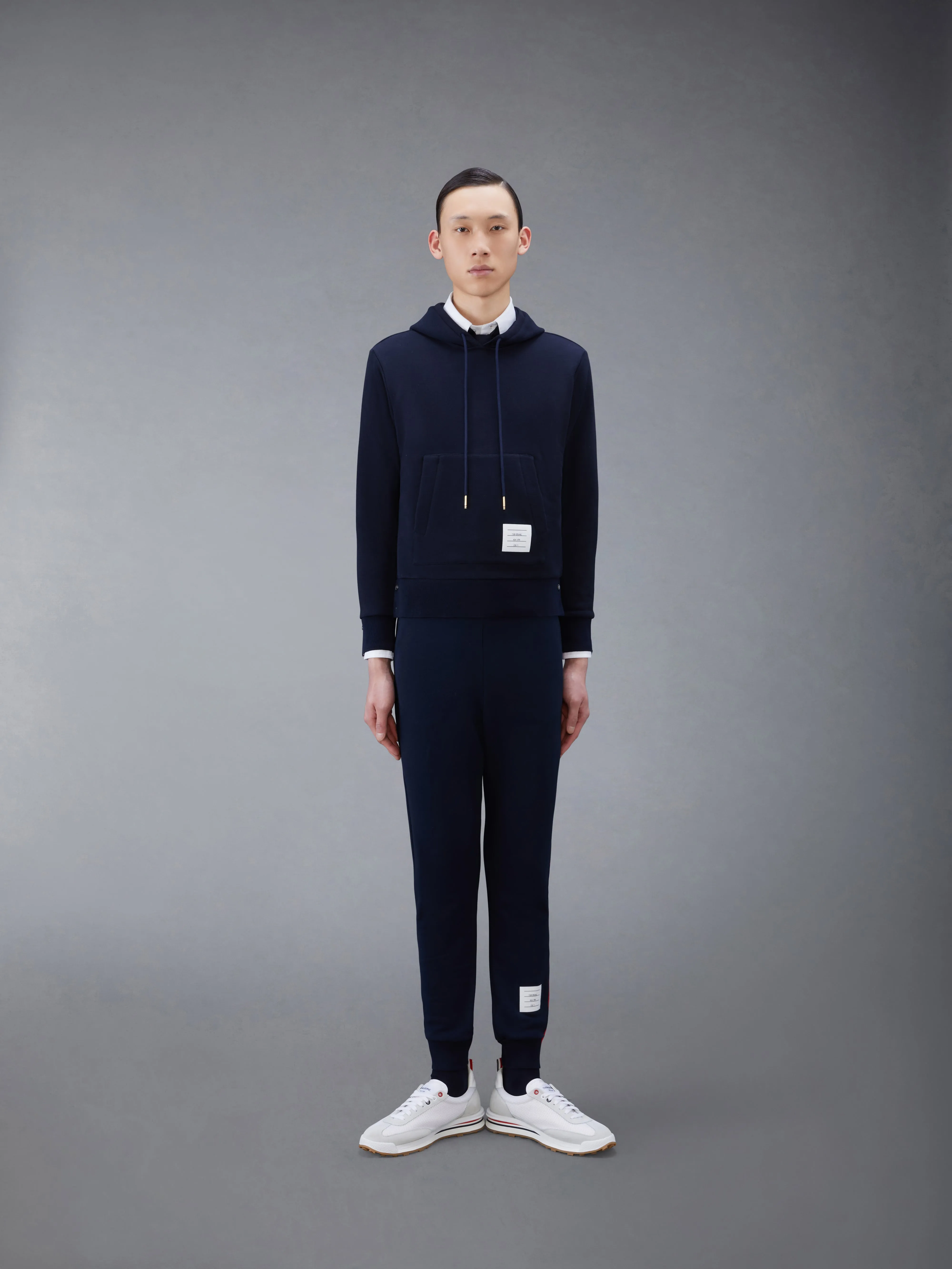 CLASSIC LOOPBACK STRIPE SWEATPANTS sold by Thom Browne product image thumbnail 4