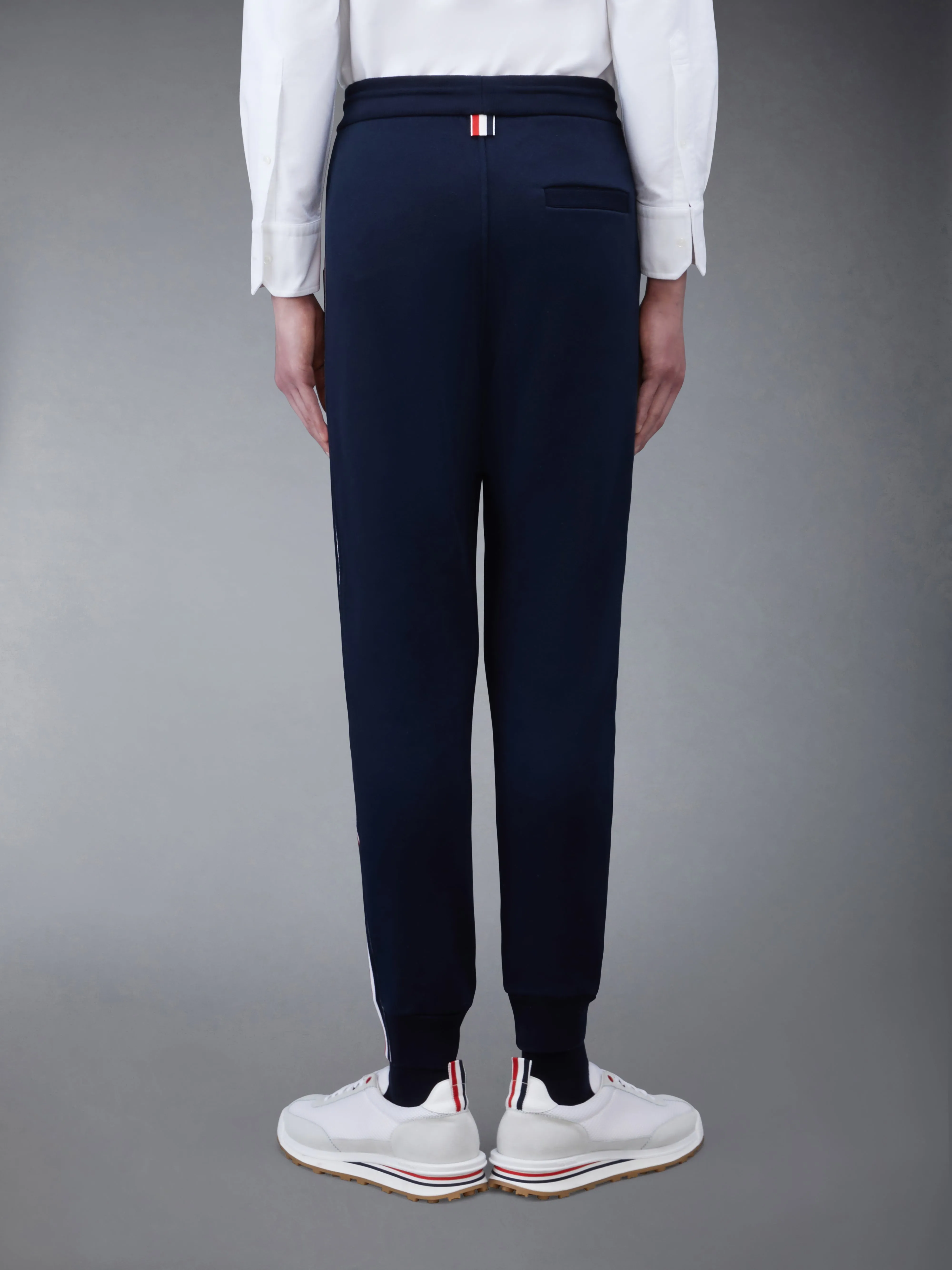 CLASSIC LOOPBACK STRIPE SWEATPANTS sold by Thom Browne product image thumbnail 3