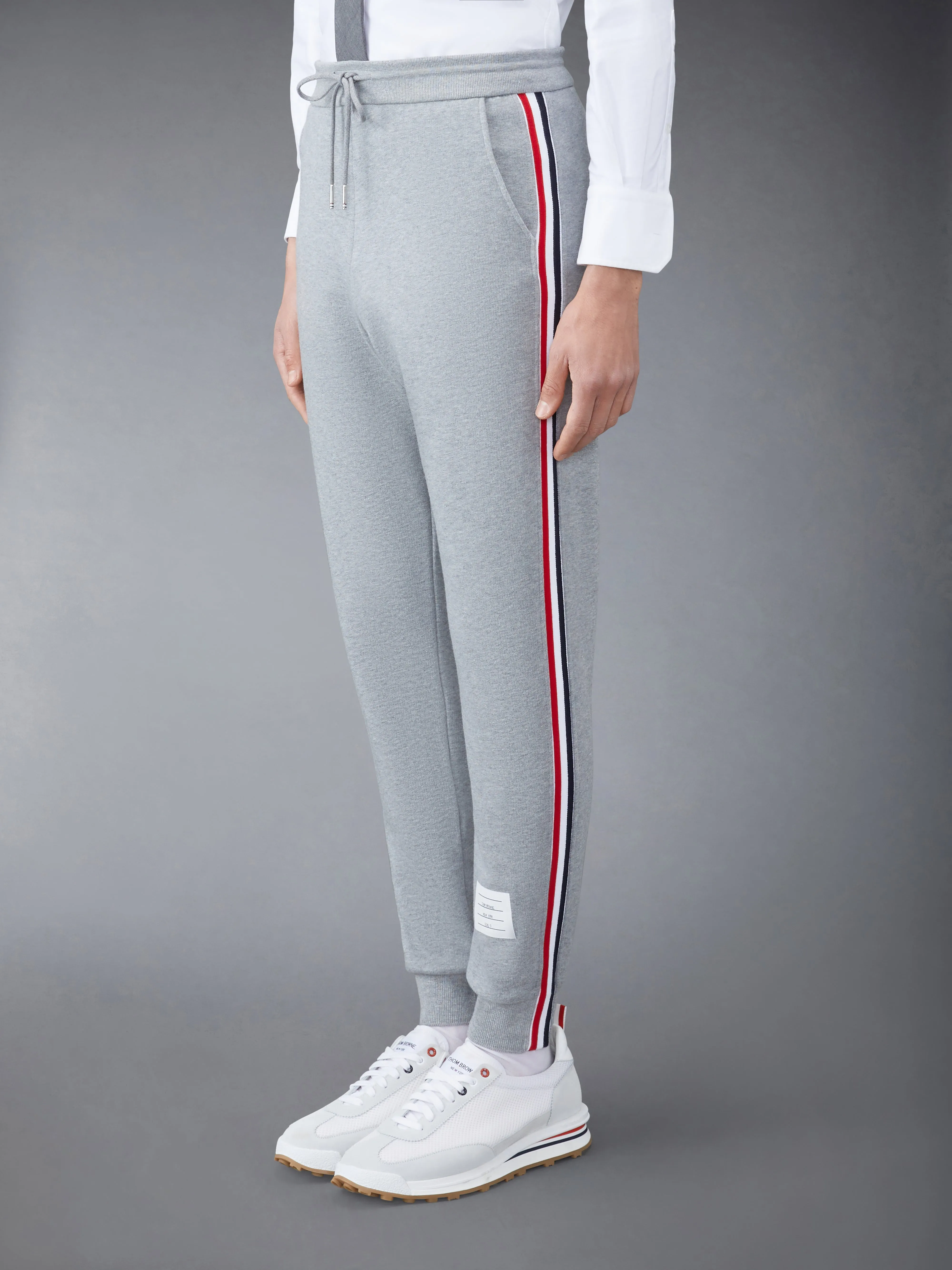 CLASSIC LOOPBACK STRIPE SWEATPANTS sold by Thom Browne product image thumbnail 2