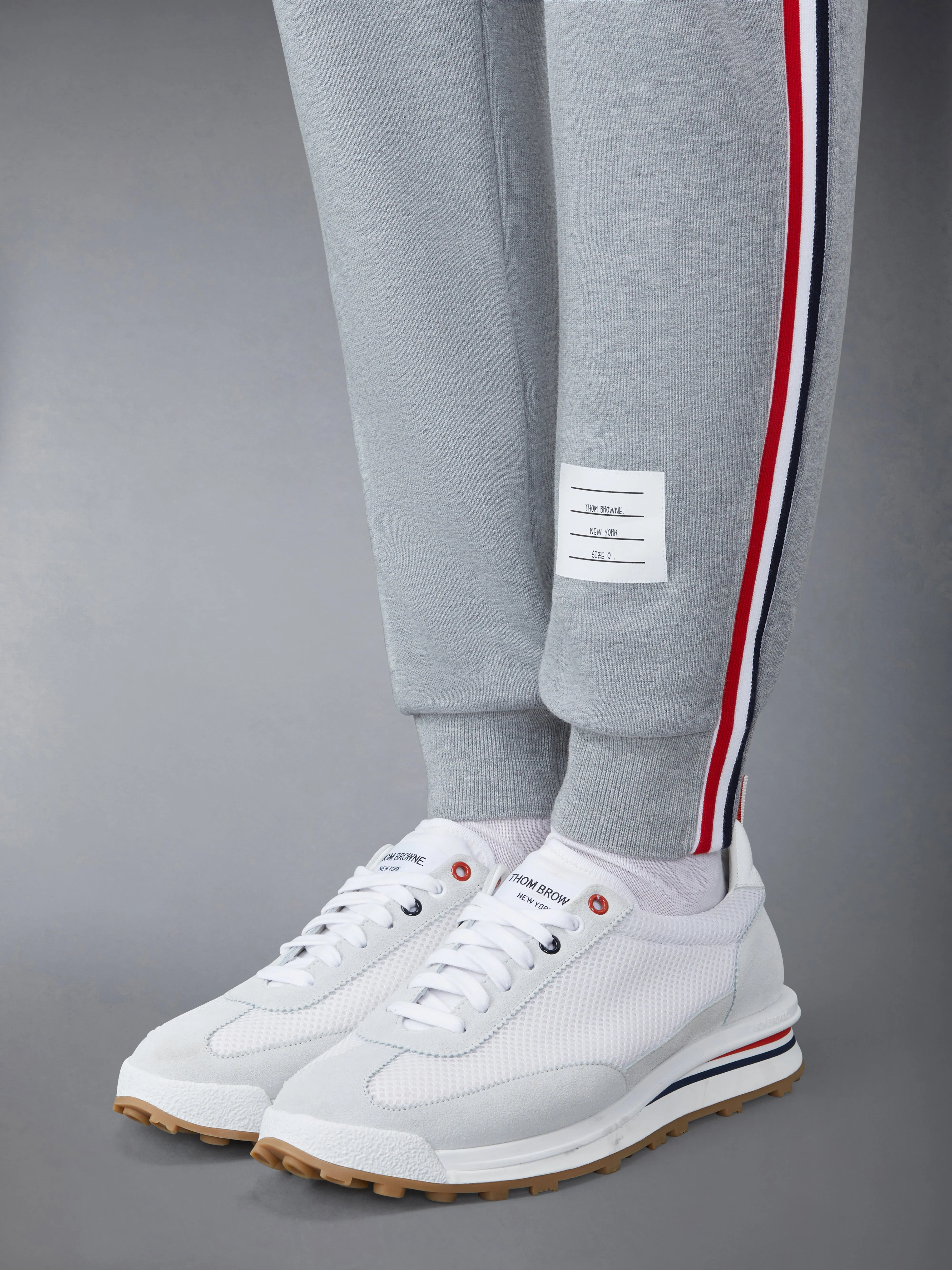 CLASSIC LOOPBACK STRIPE SWEATPANTS sold by Thom Browne product image thumbnail 5