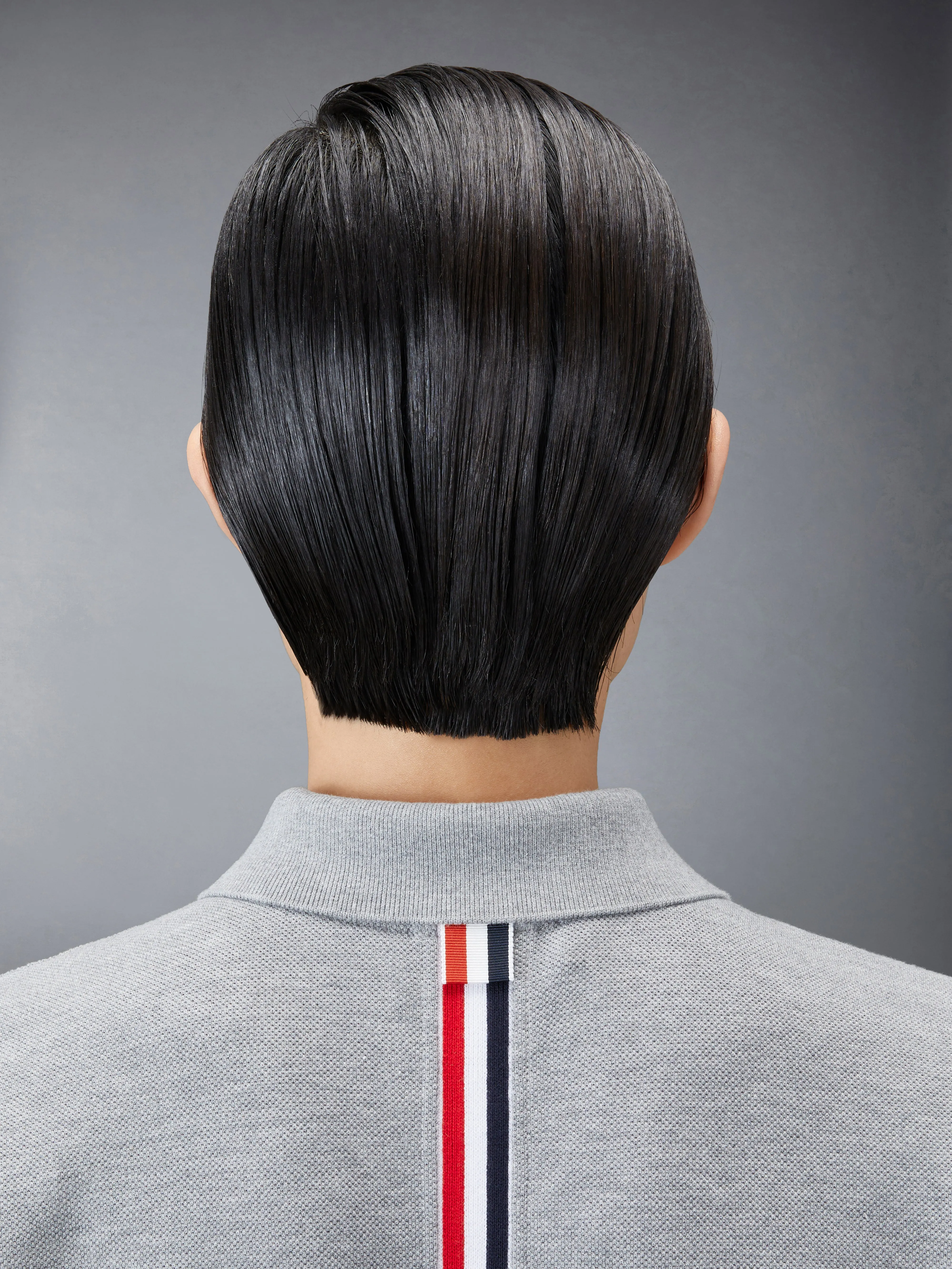 CLASSIC PIQUE STRIPE POLO DRESS sold by Thom Browne product image thumbnail 5