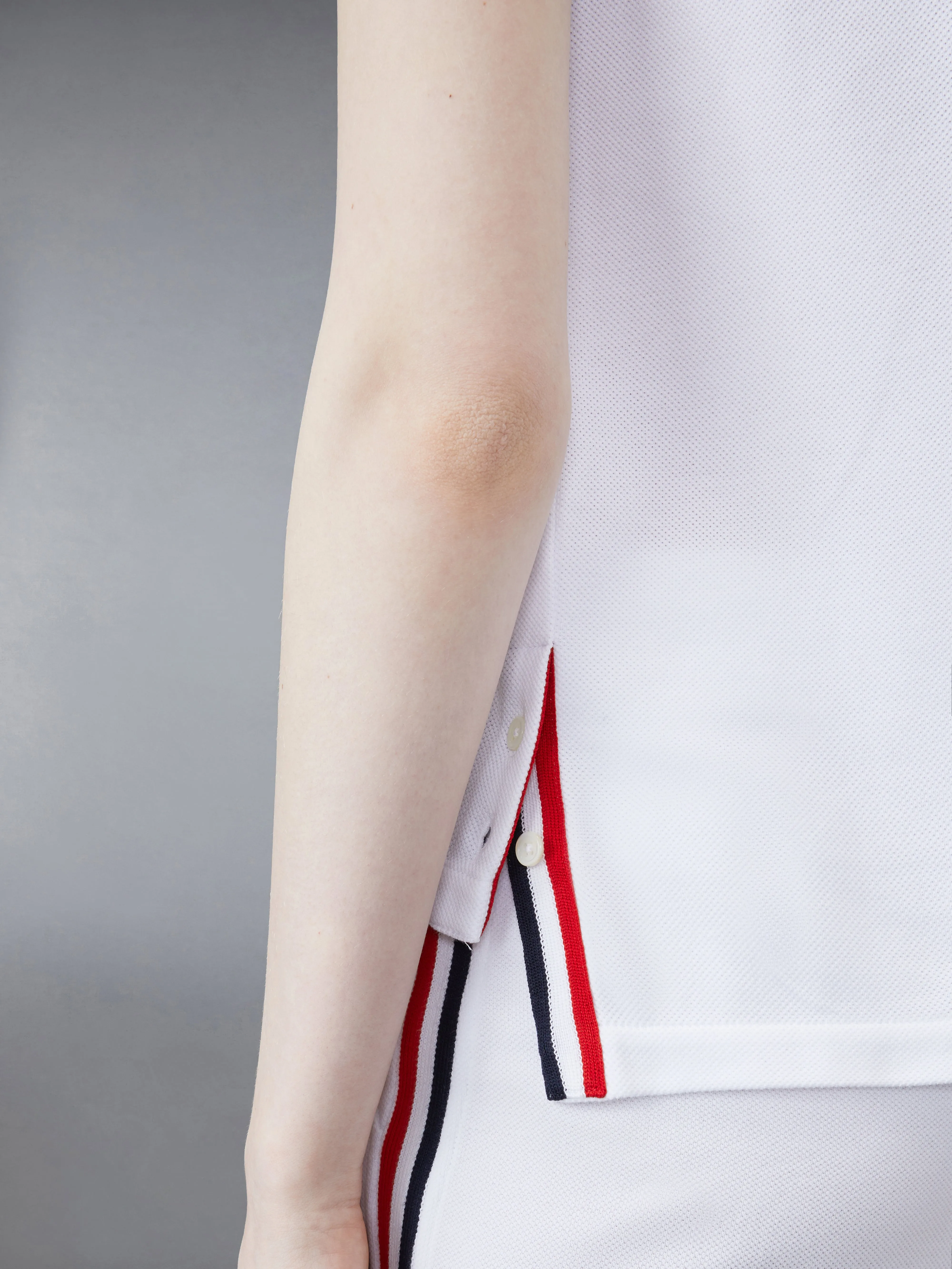 CLASSIC PIQUE STRIPE TEE sold by Thom Browne product image thumbnail 5