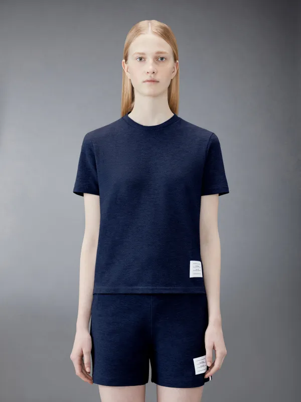 CLASSIC PIQUE STRIPE TEE sold by Thom Browne