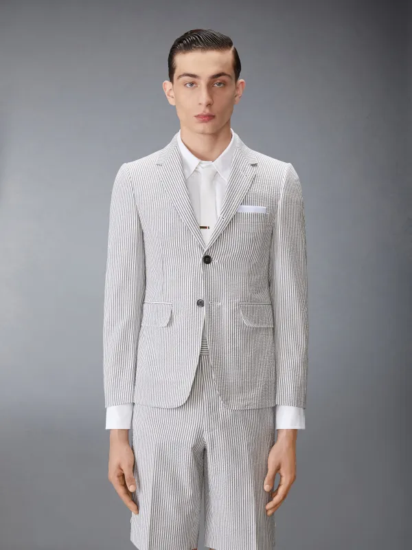 CLASSIC SEERSUCKER SPORT COAT sold by Thom Browne