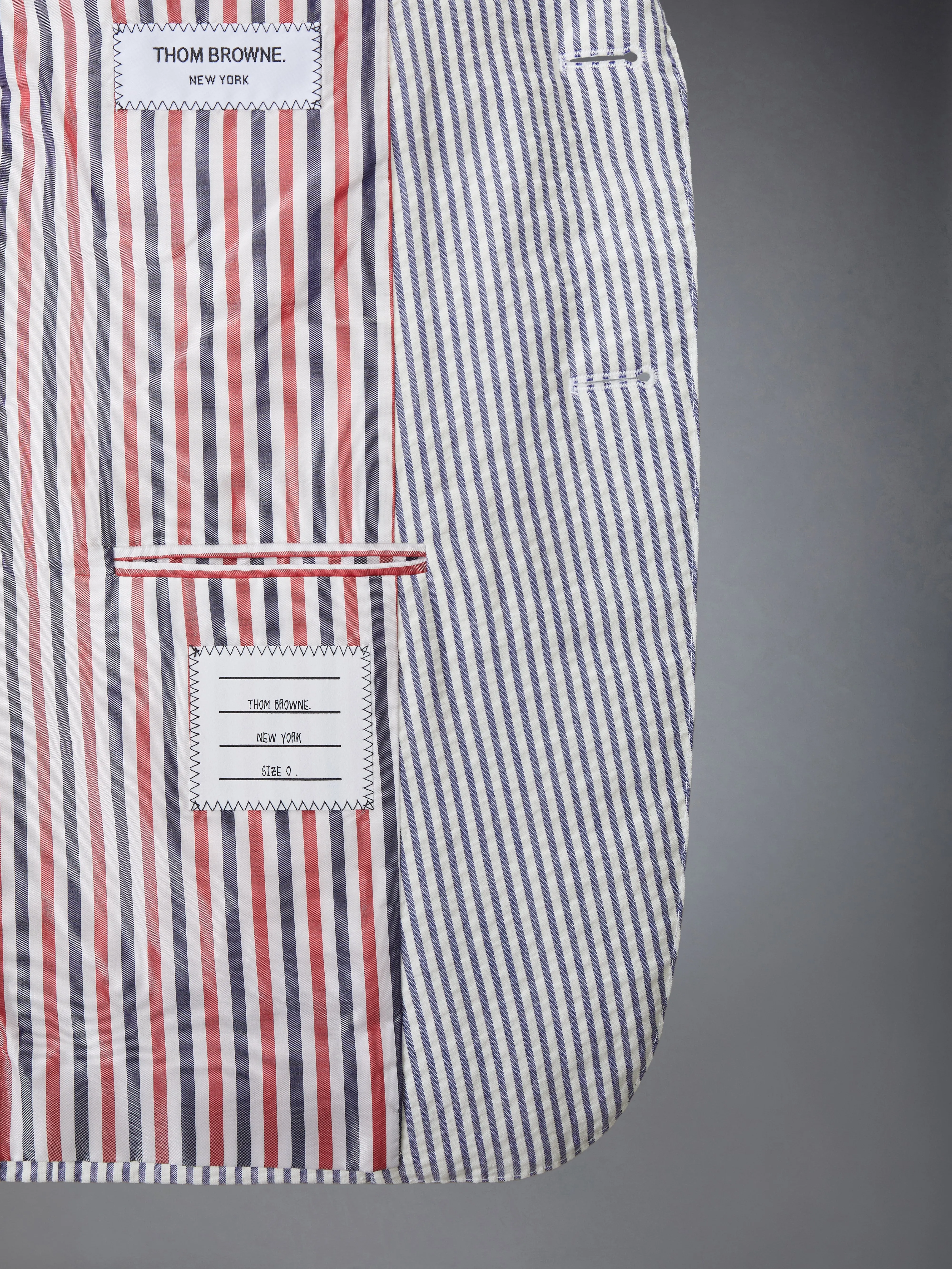 CLASSIC SEERSUCKER SPORT COAT sold by Thom Browne product image thumbnail 5
