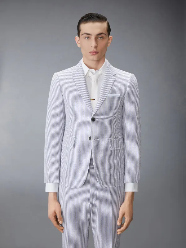 CLASSIC SEERSUCKER SPORT COAT sold by Thom Browne