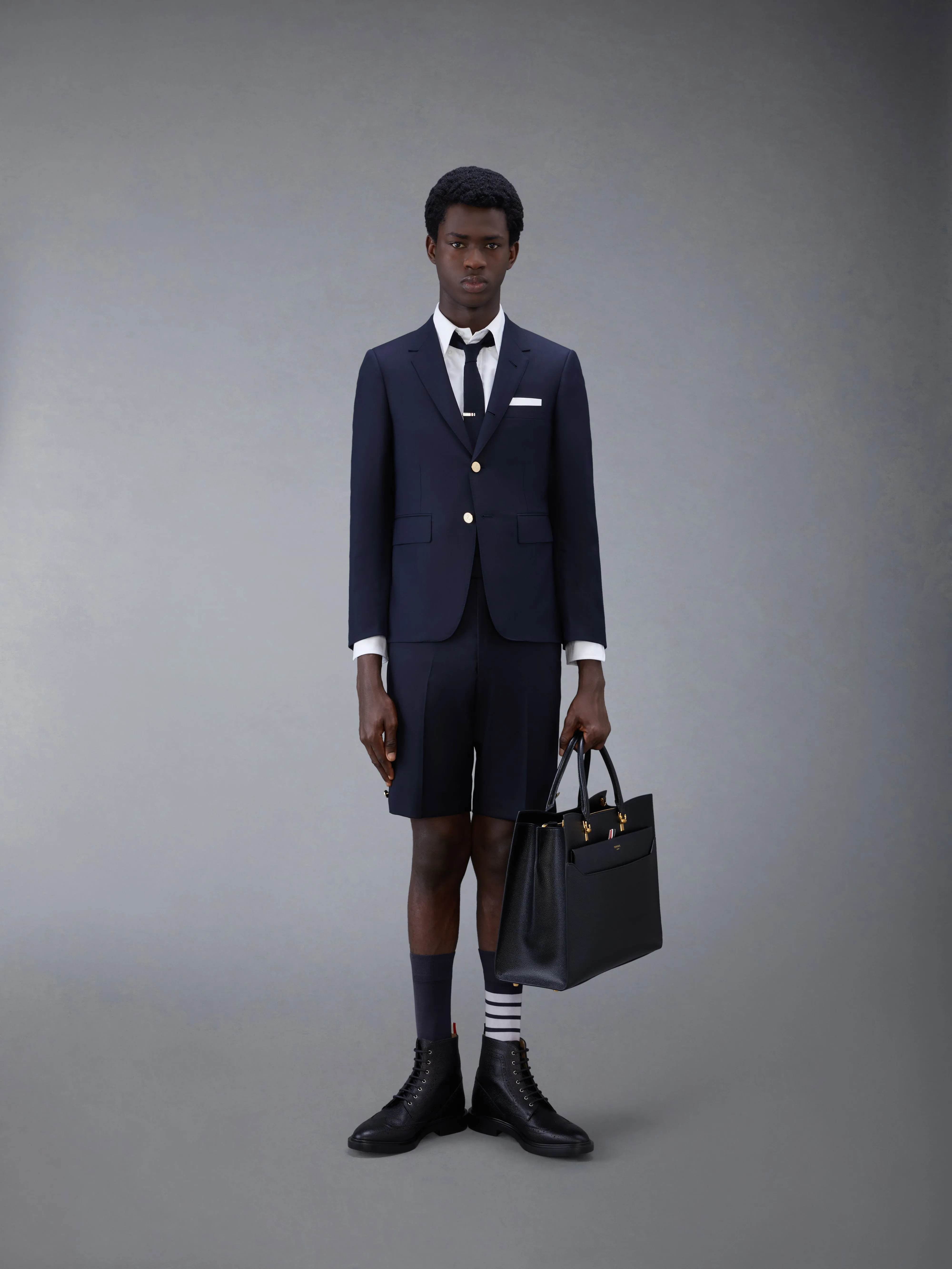 CLASSIC TWILL SPORT COAT sold by Thom Browne product image thumbnail 3