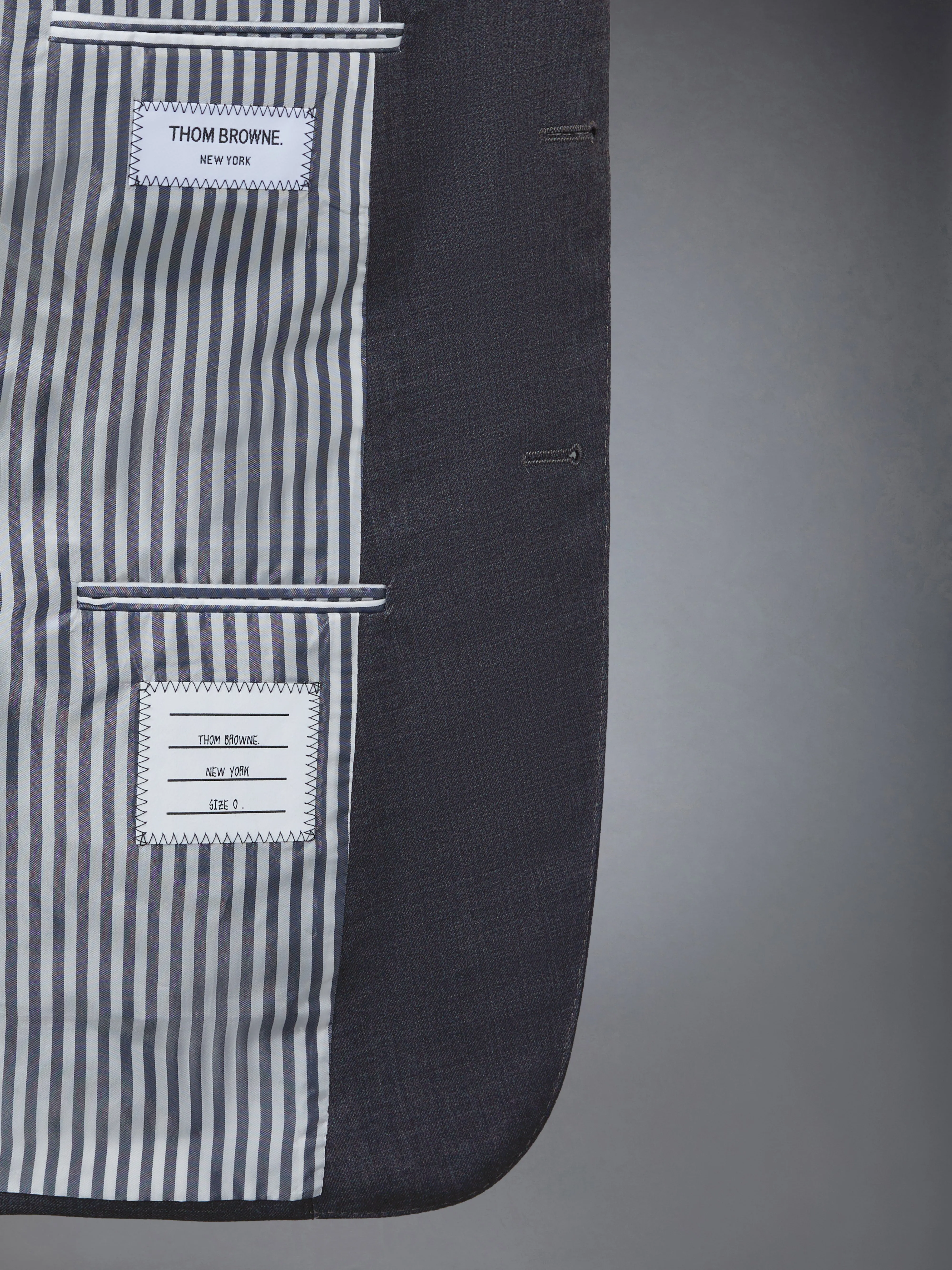 CLASSIC TWILL SUIT AND TIE sold by Thom Browne product image thumbnail 5