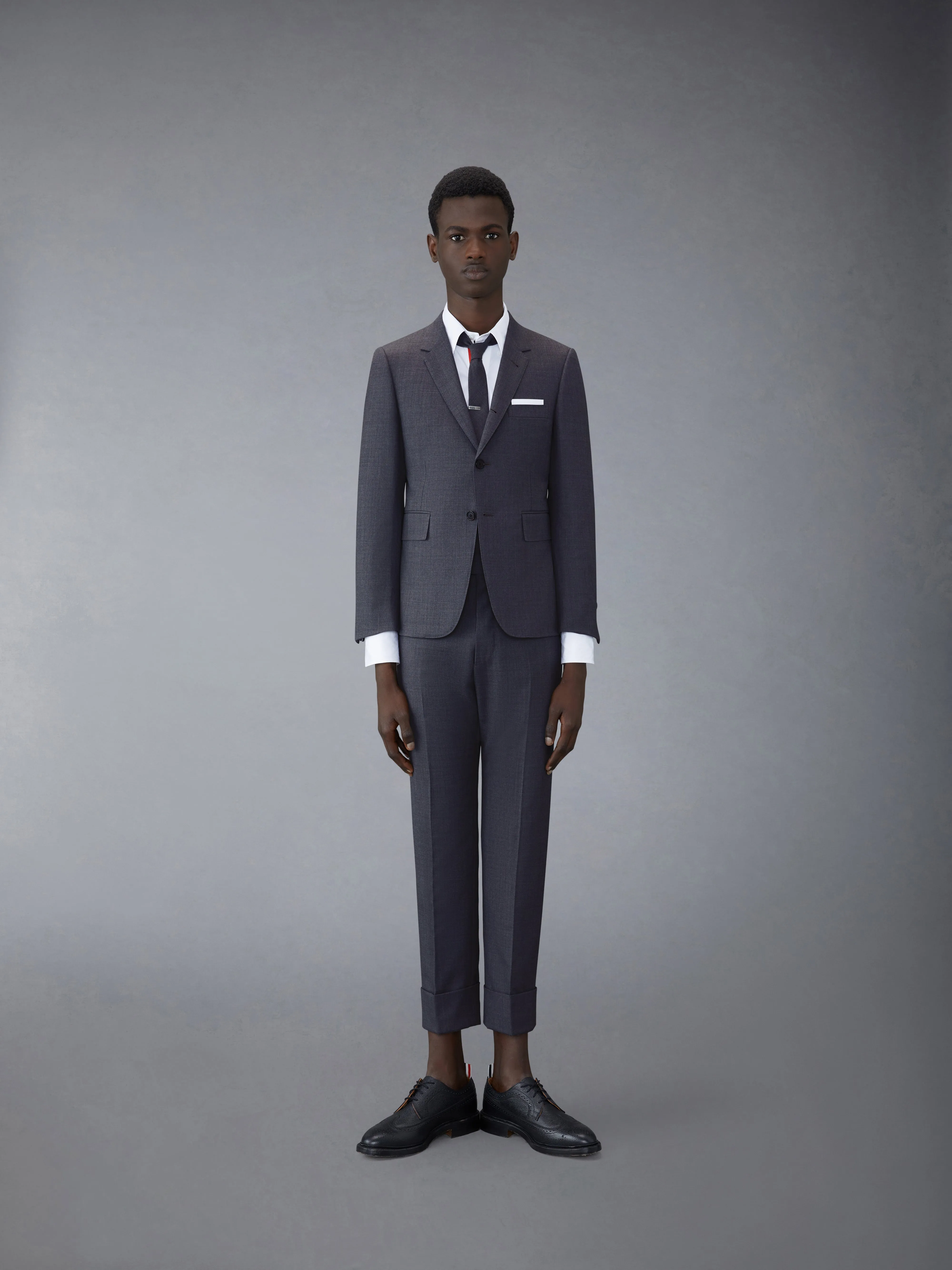 CLASSIC TWILL SUIT AND TIE sold by Thom Browne