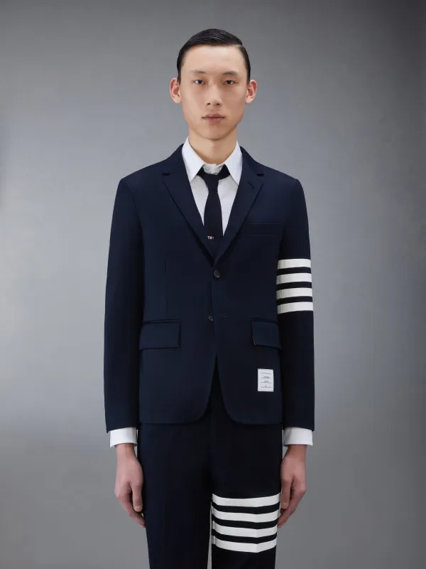COTTON TWILL 4-BAR UNCONSTRUCTED CLASSIC SPORT COAT sold by Thom Browne