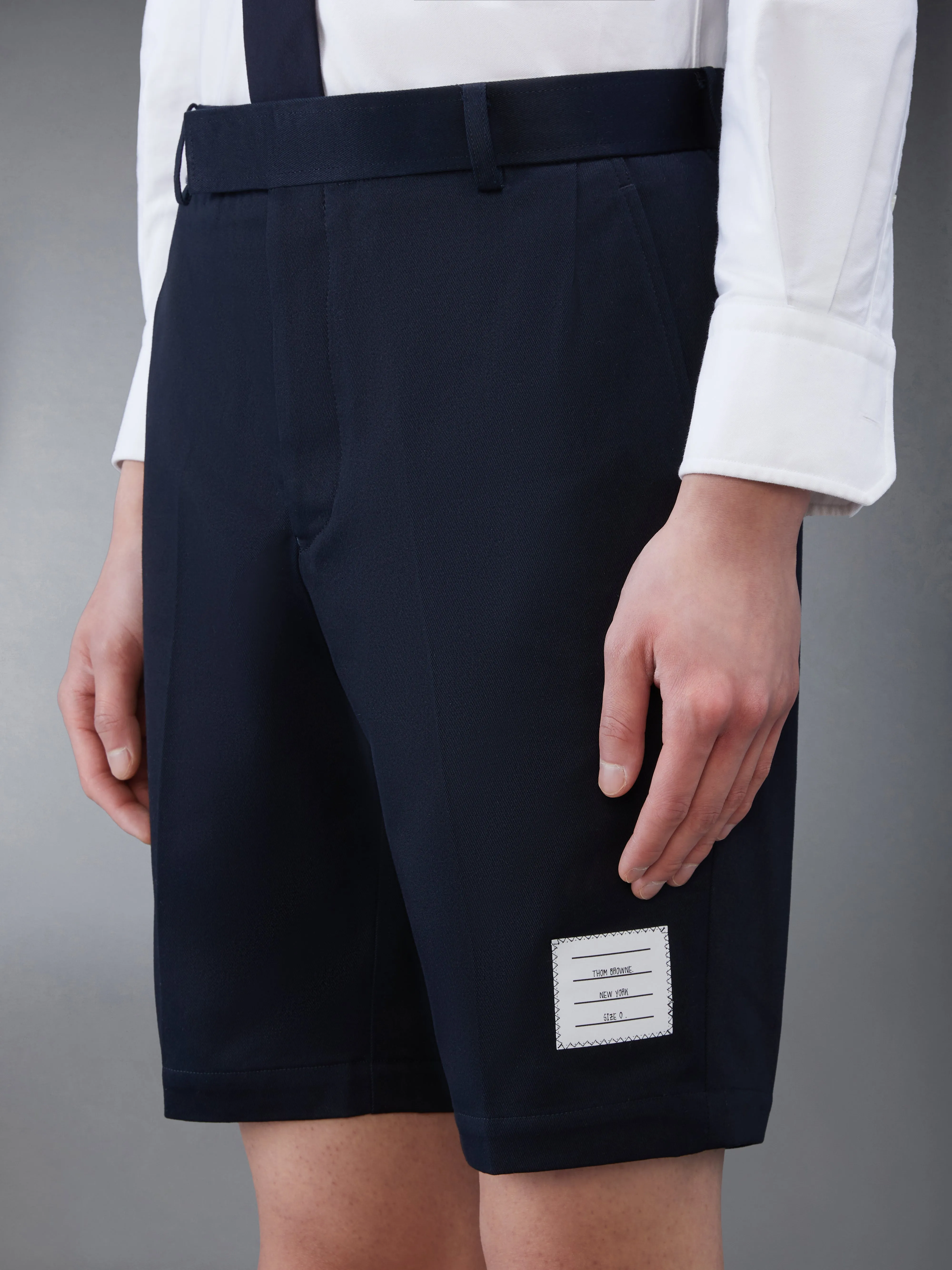 COTTON TWILL CHINO SHORTS sold by Thom Browne product image thumbnail 4