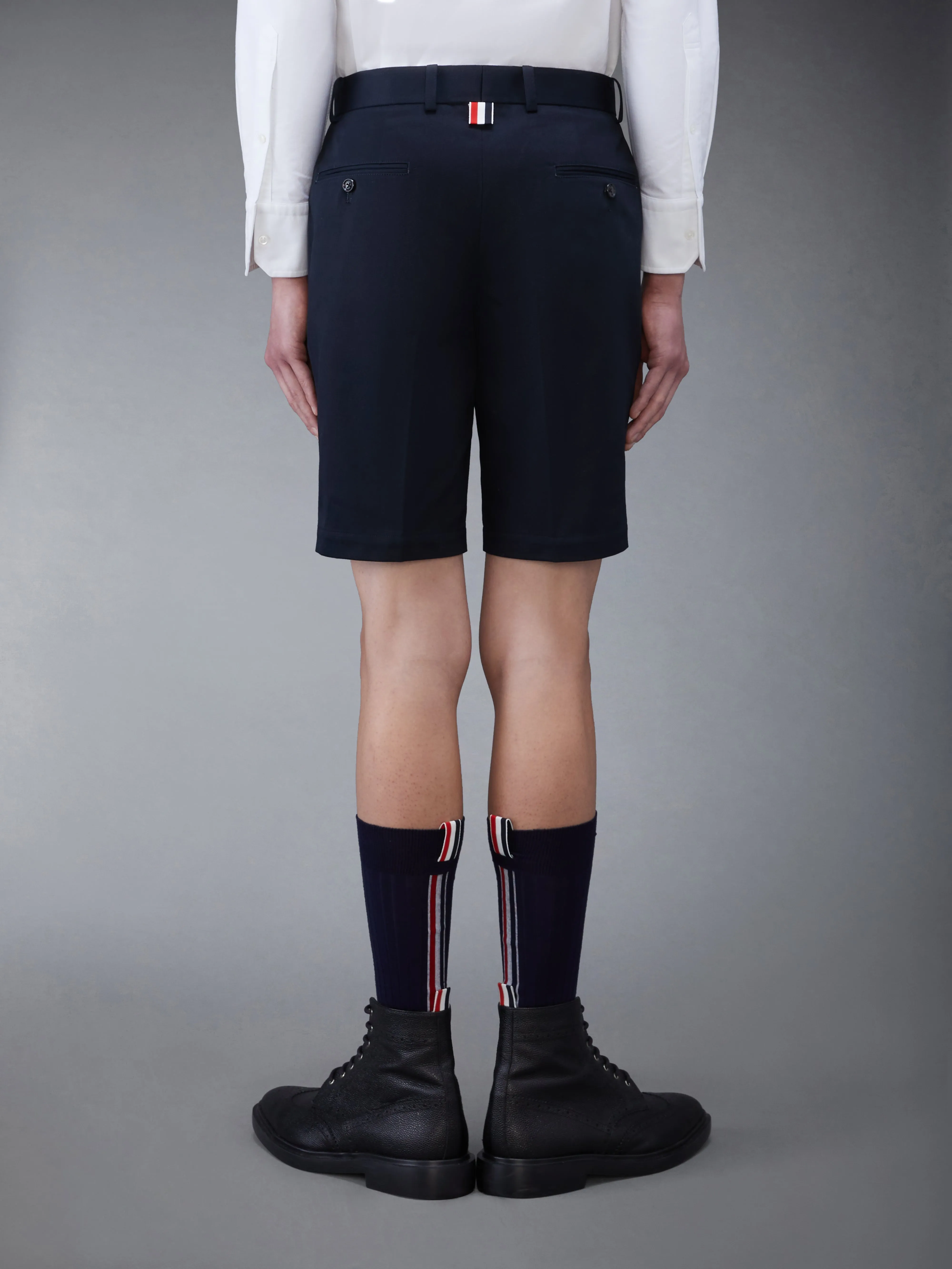 COTTON TWILL CHINO SHORTS sold by Thom Browne product image thumbnail 2