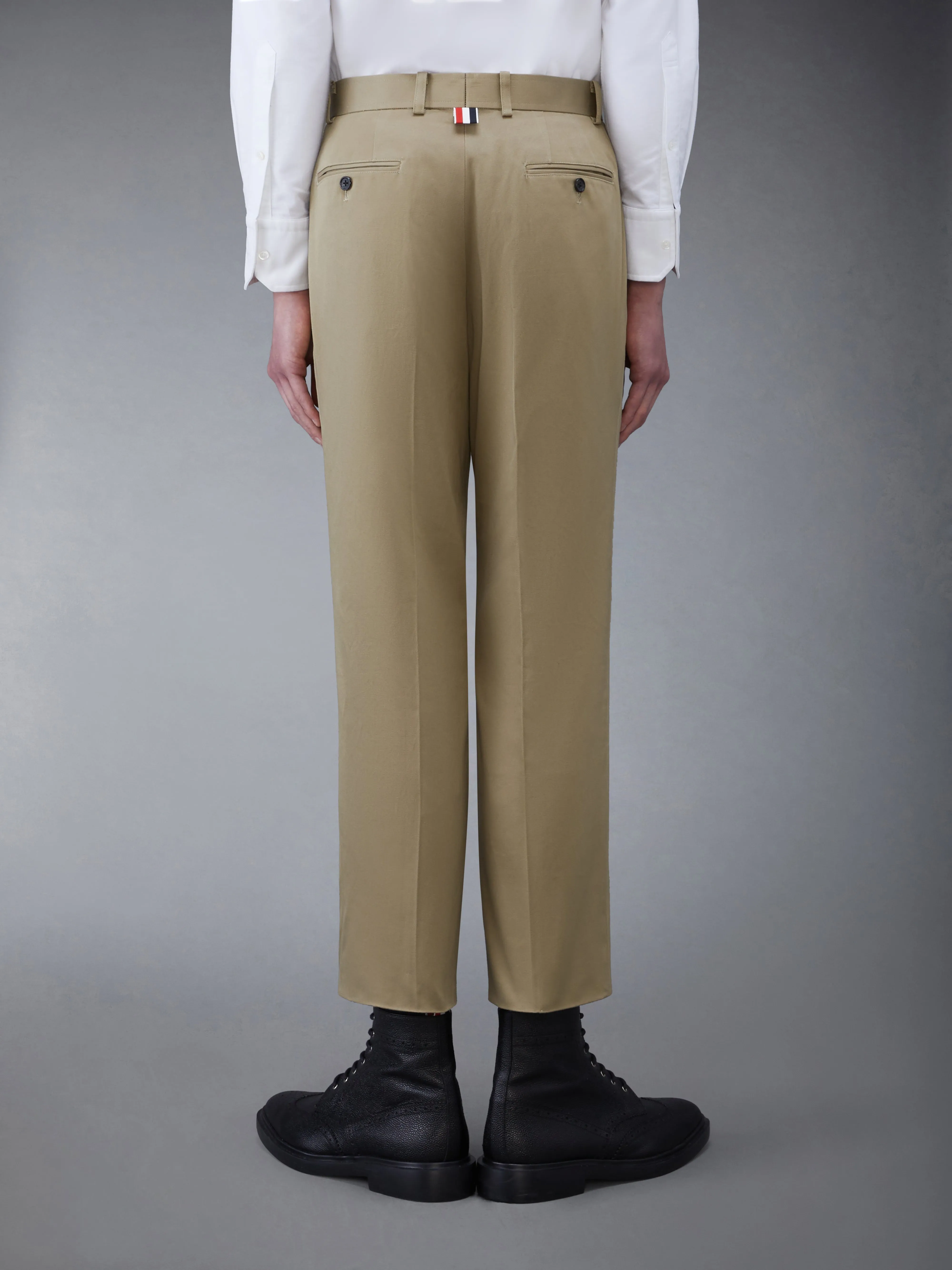 COTTON TWILL CHINO TROUSERS sold by Thom Browne product image thumbnail 2
