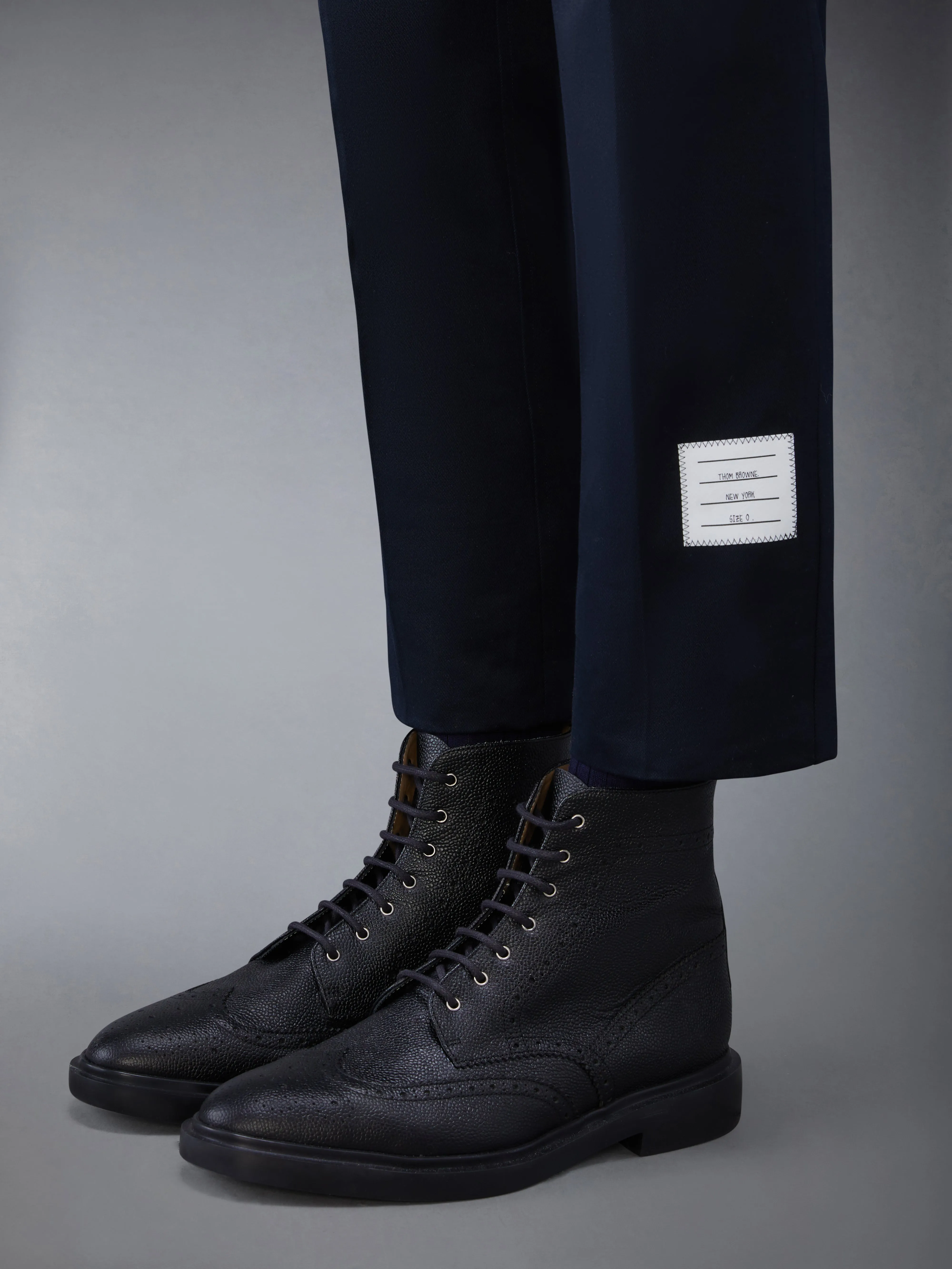 COTTON TWILL CHINO TROUSERS sold by Thom Browne product image thumbnail 4