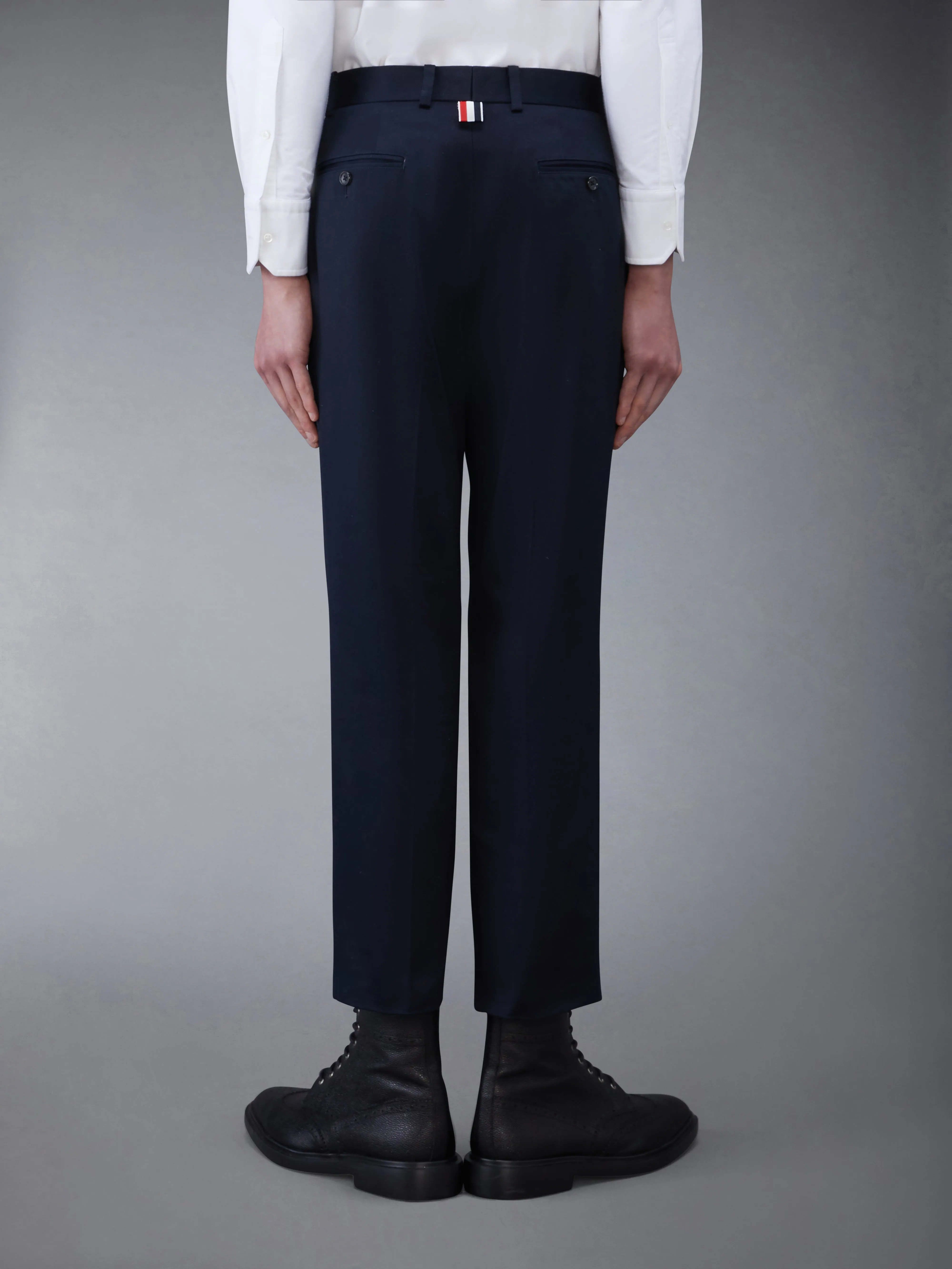 COTTON TWILL CHINO TROUSERS sold by Thom Browne product image thumbnail 2