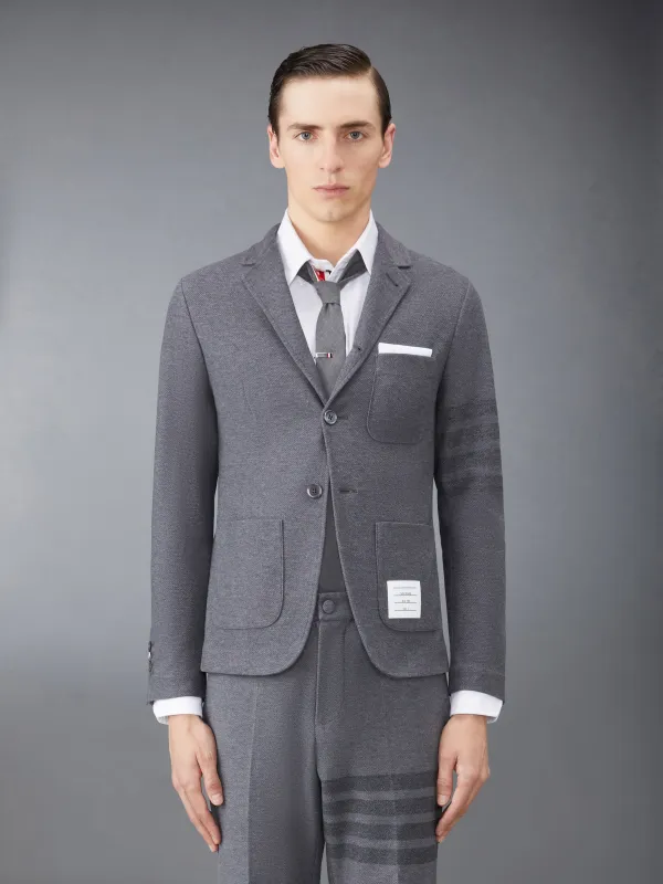 DOUBLE FACE TECH TWILL SPORT COAT sold by Thom Browne