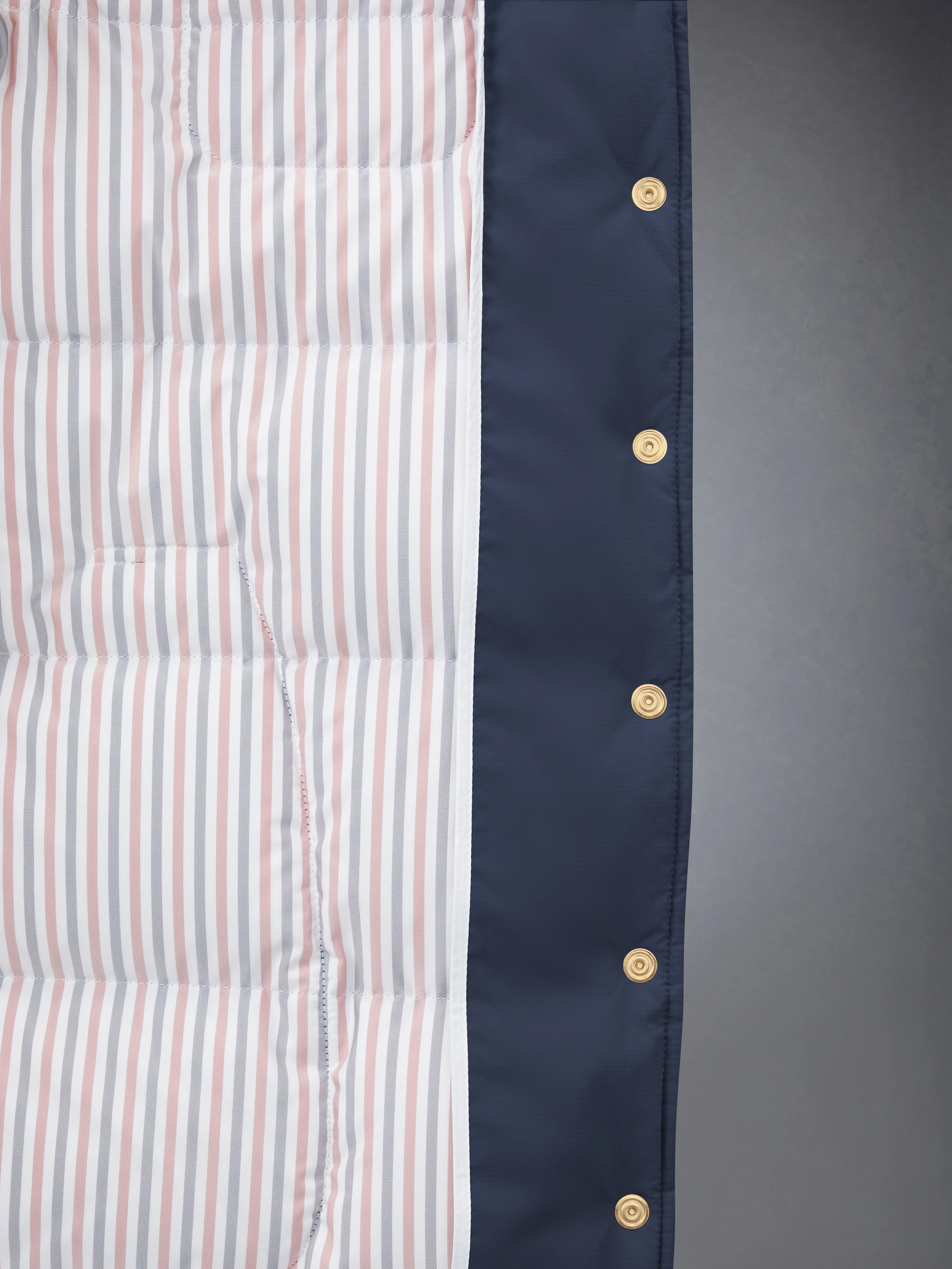 MILITARY RIPSTOP DOWN FILL 4-BAR HOODED SHIRTDRESS sold by Thom Browne product image thumbnail 5