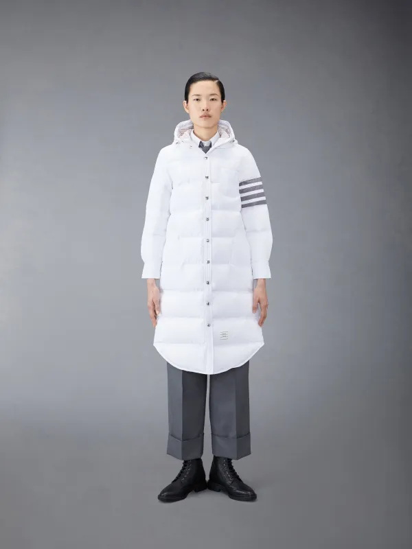 MILITARY RIPSTOP DOWN FILL 4-BAR HOODED SHIRTDRESS sold by Thom Browne