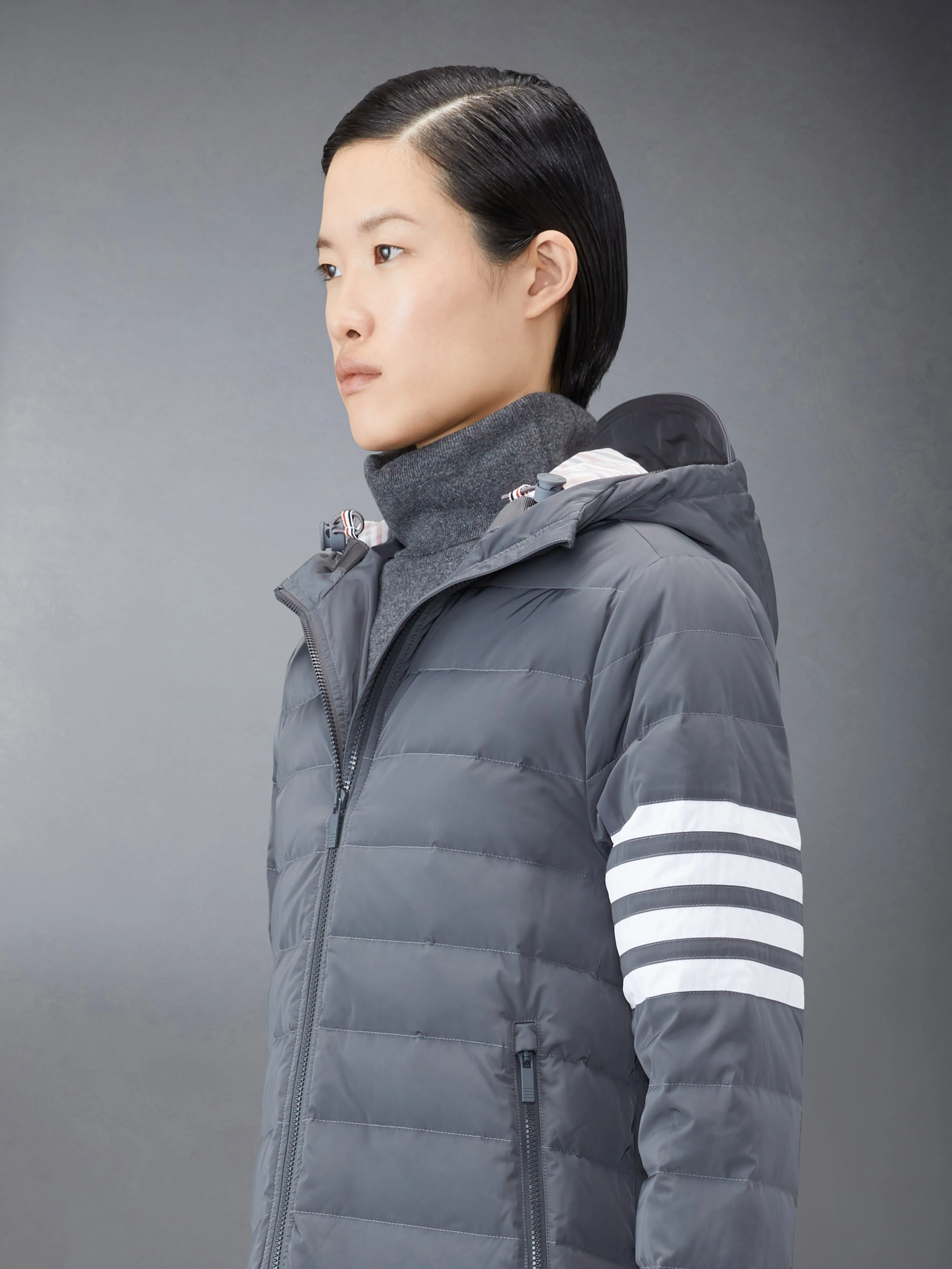 POLY TWILL DOWN FILL 4-BAR SKI JACKET sold by Thom Browne product image thumbnail 5