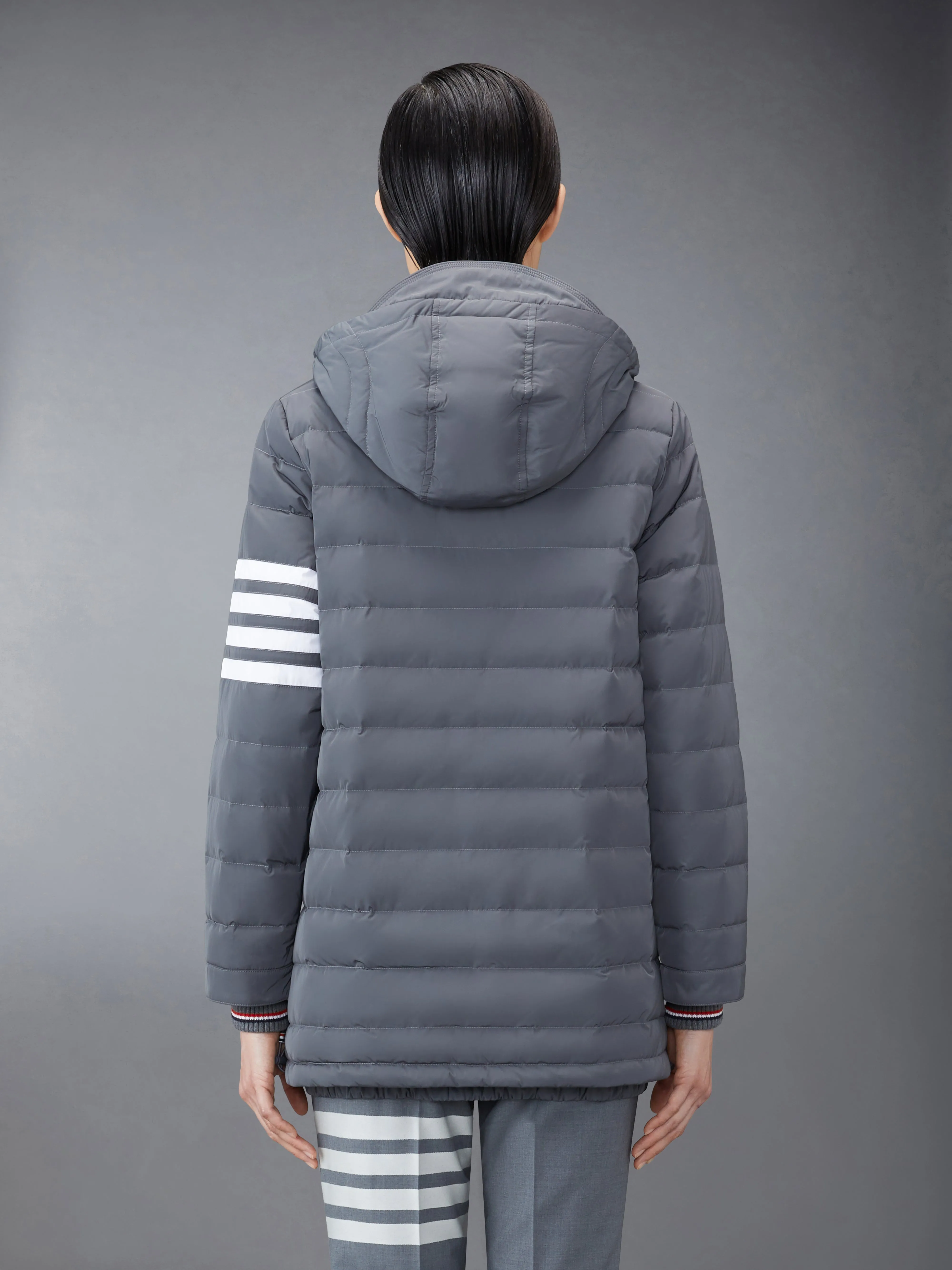 POLY TWILL DOWN FILL 4-BAR SKI JACKET sold by Thom Browne product image thumbnail 2