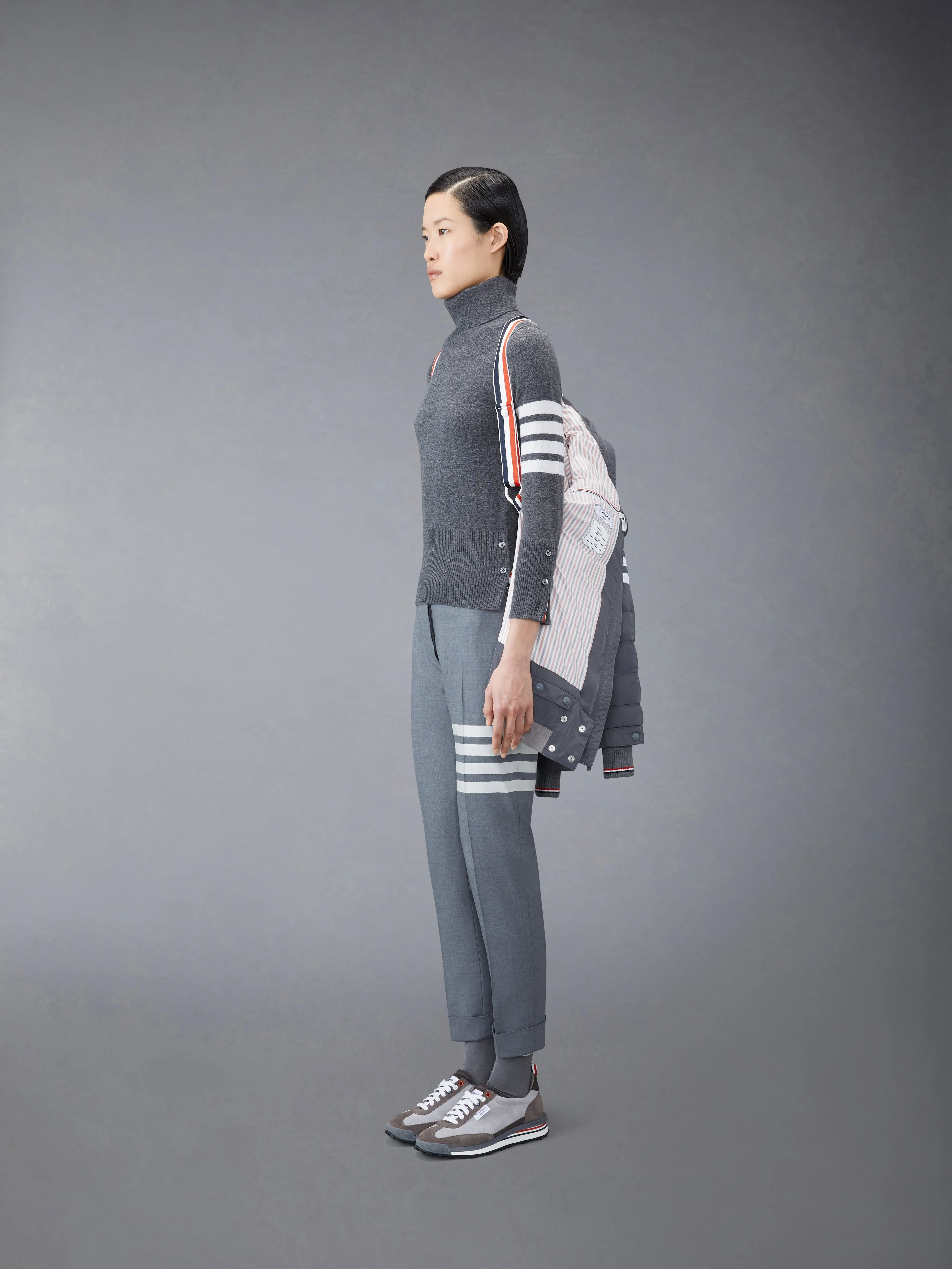 POLY TWILL DOWN FILL 4-BAR SKI JACKET sold by Thom Browne product image thumbnail 4
