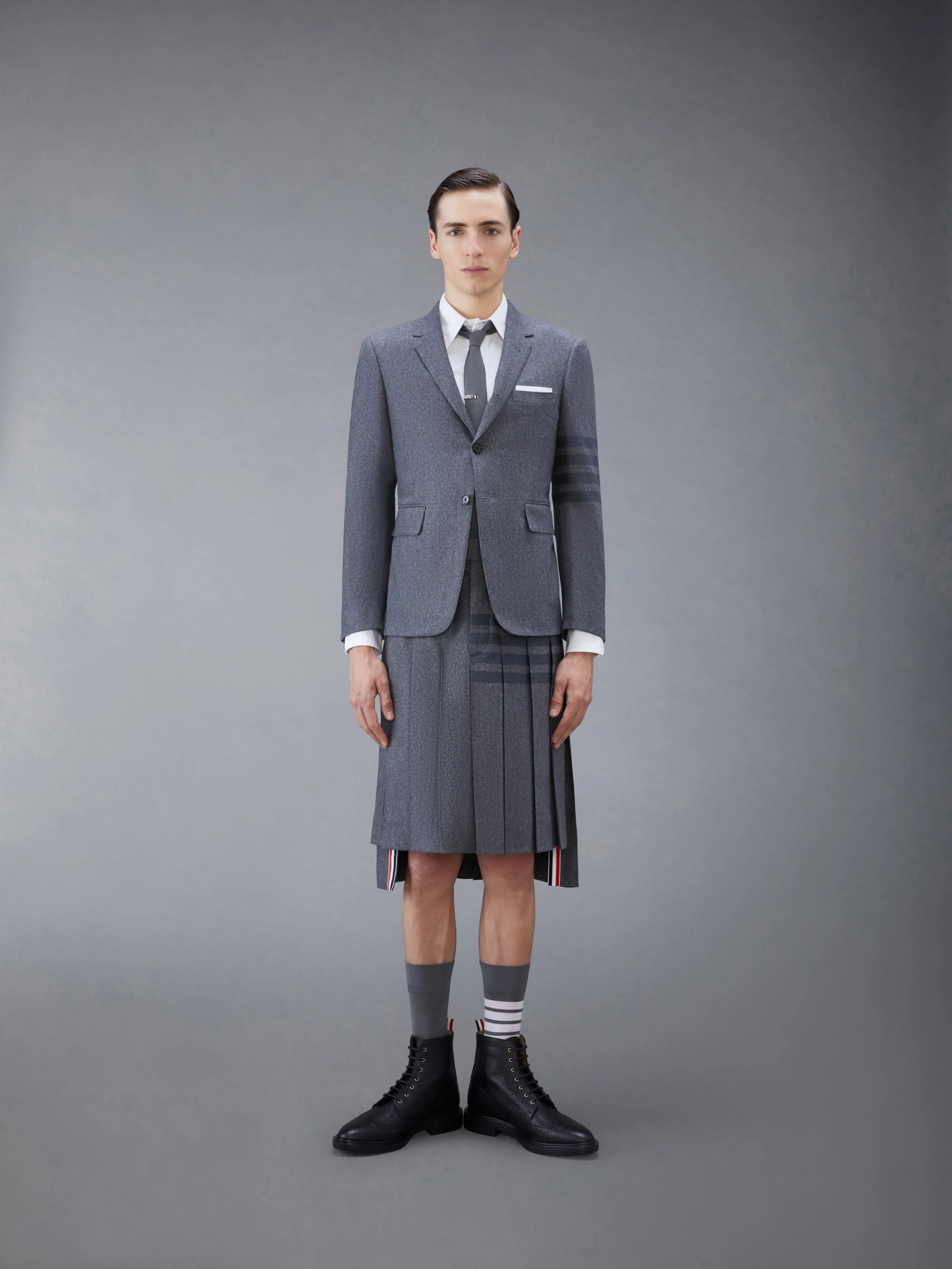 FLANNEL 4-BAR CLASSIC SPORT COAT sold by Thom Browne product image thumbnail 3