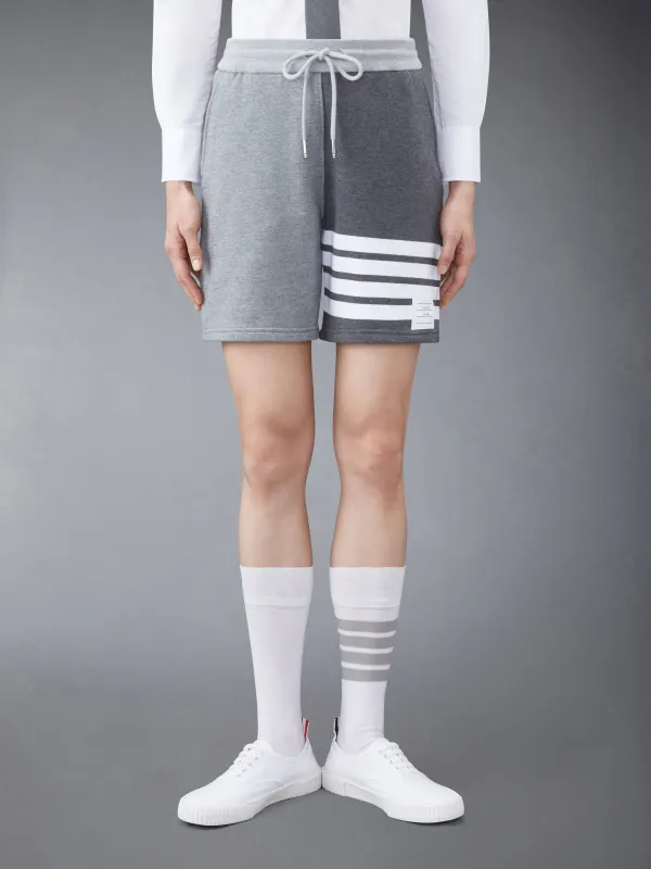 FUNMIX CLASSIC LOOPBACK 4-BAR SHORTS sold by Thom Browne