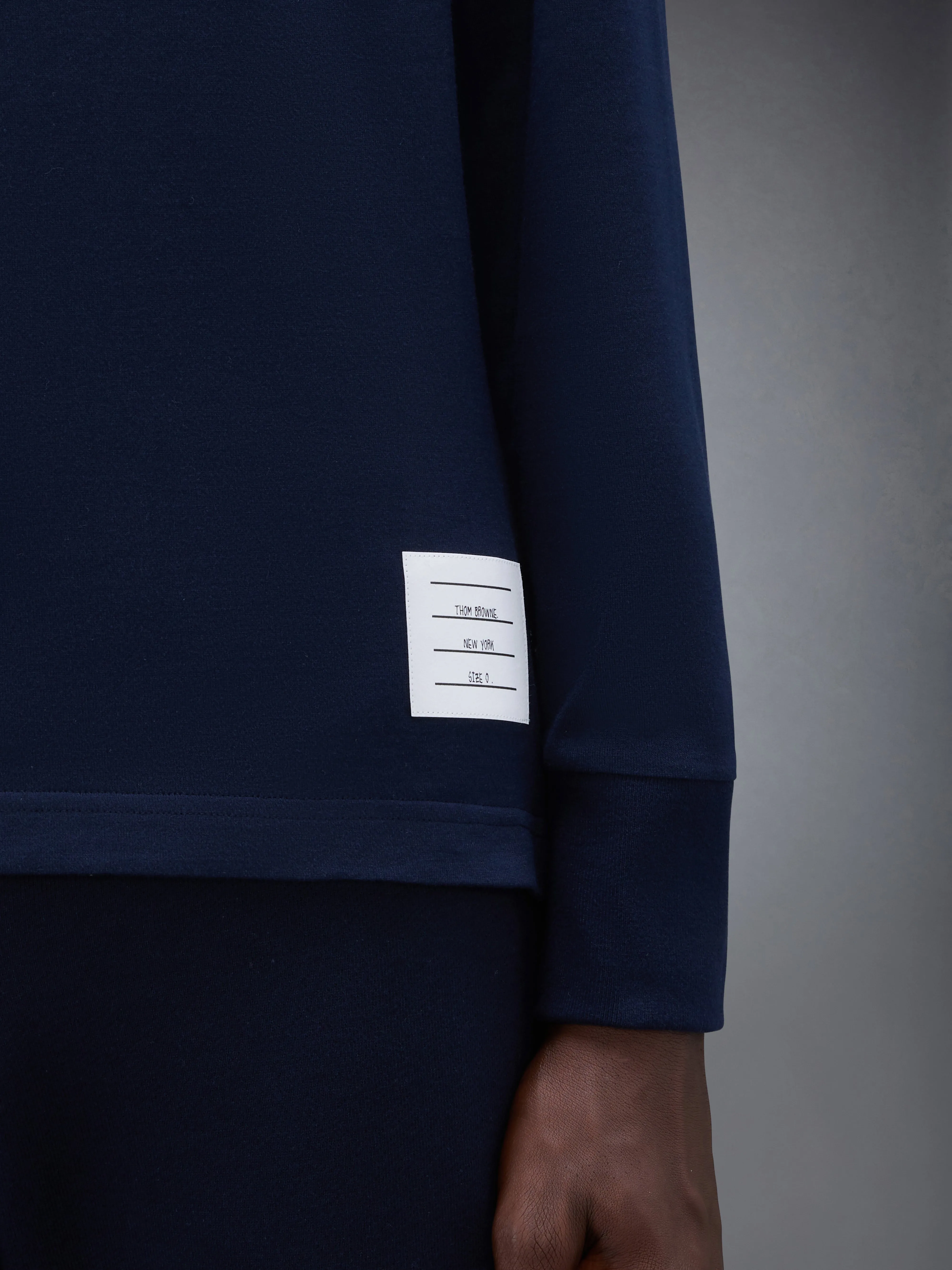 JERSEY 4-BAR RUGBY TEE sold by Thom Browne product image thumbnail 4