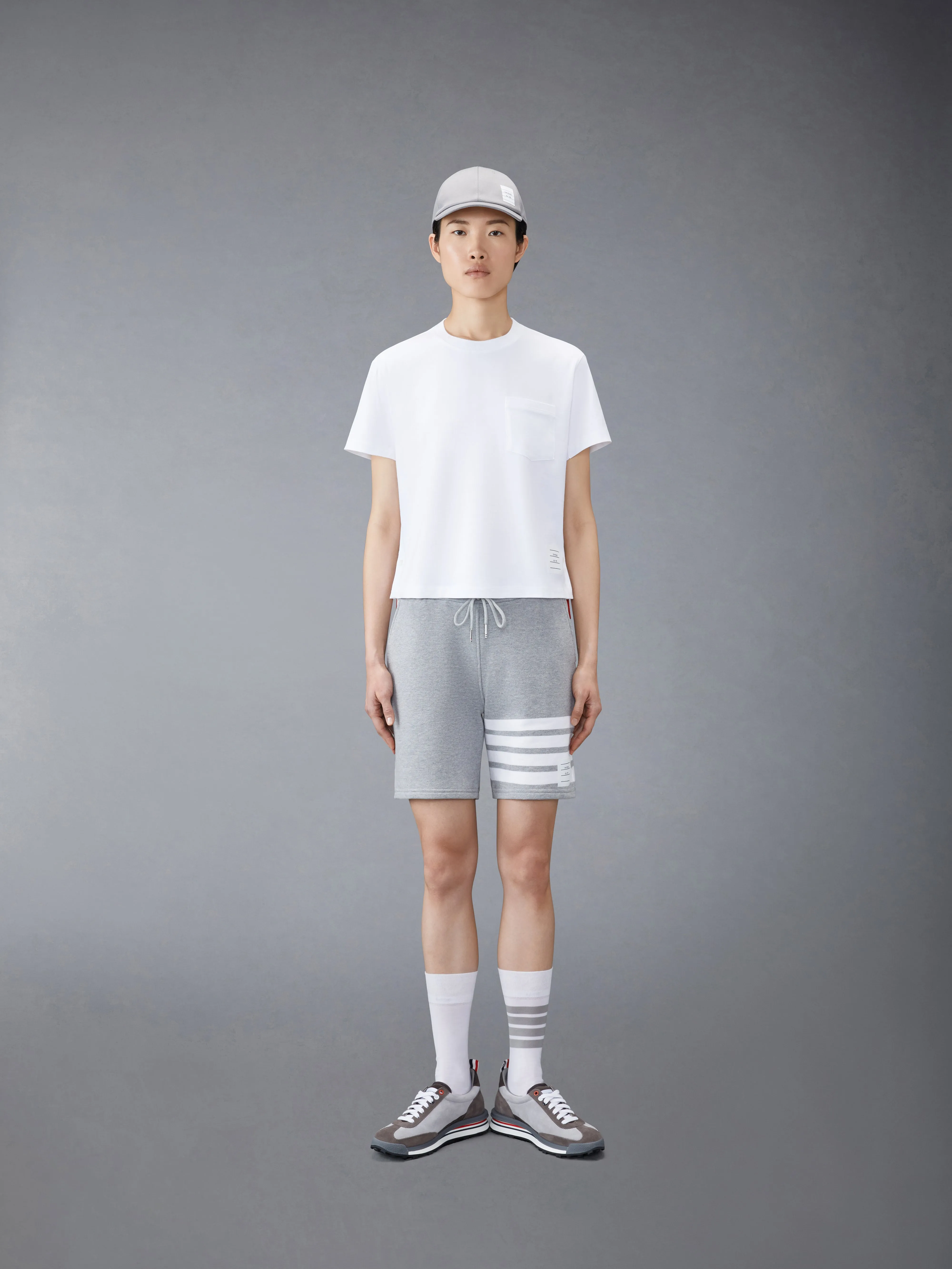 MEDIUM WEIGHT JERSEY BOXY POCKET TEE sold by Thom Browne product image thumbnail 3