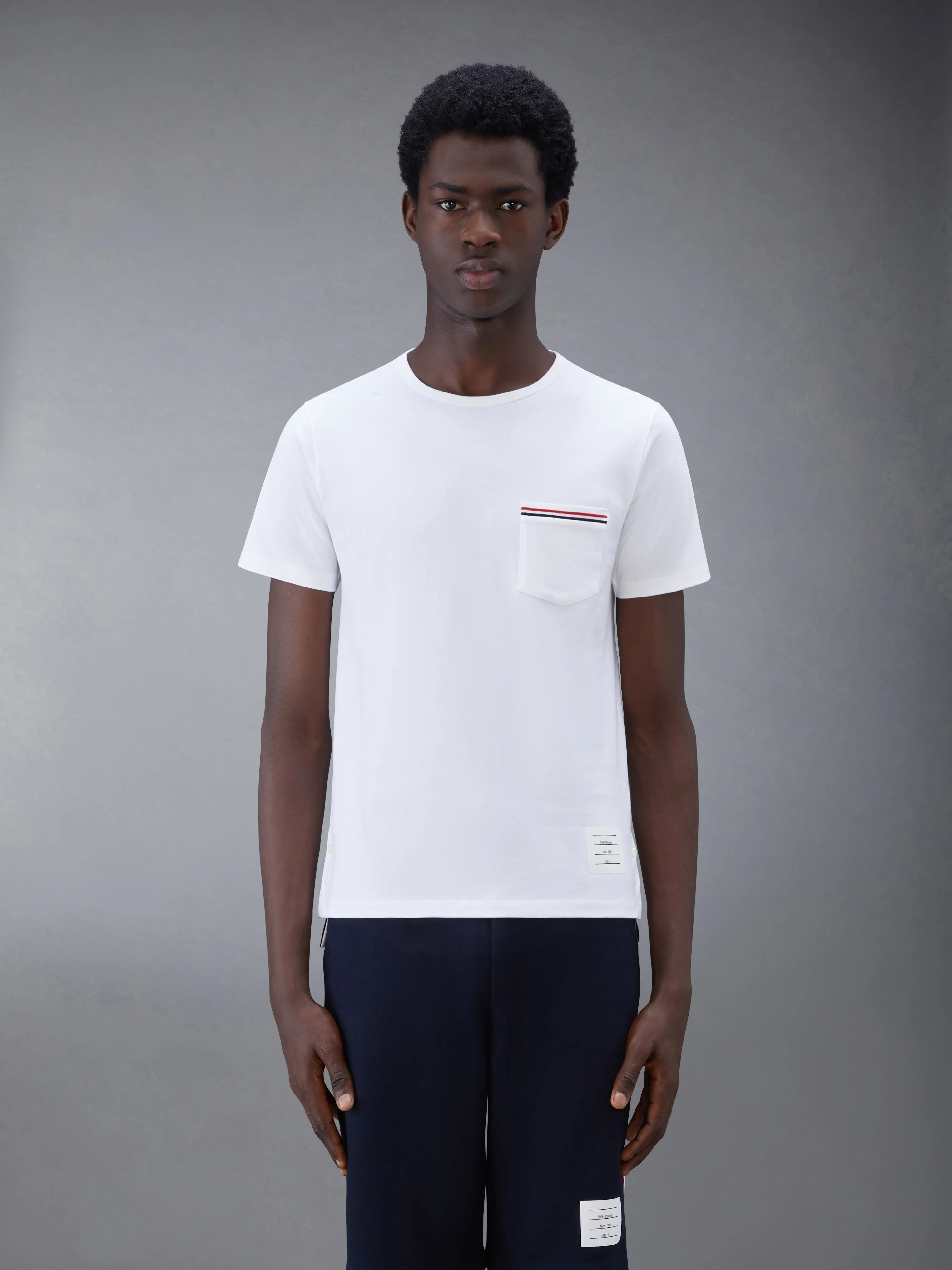 JERSEY POCKET TEE sold by Thom Browne