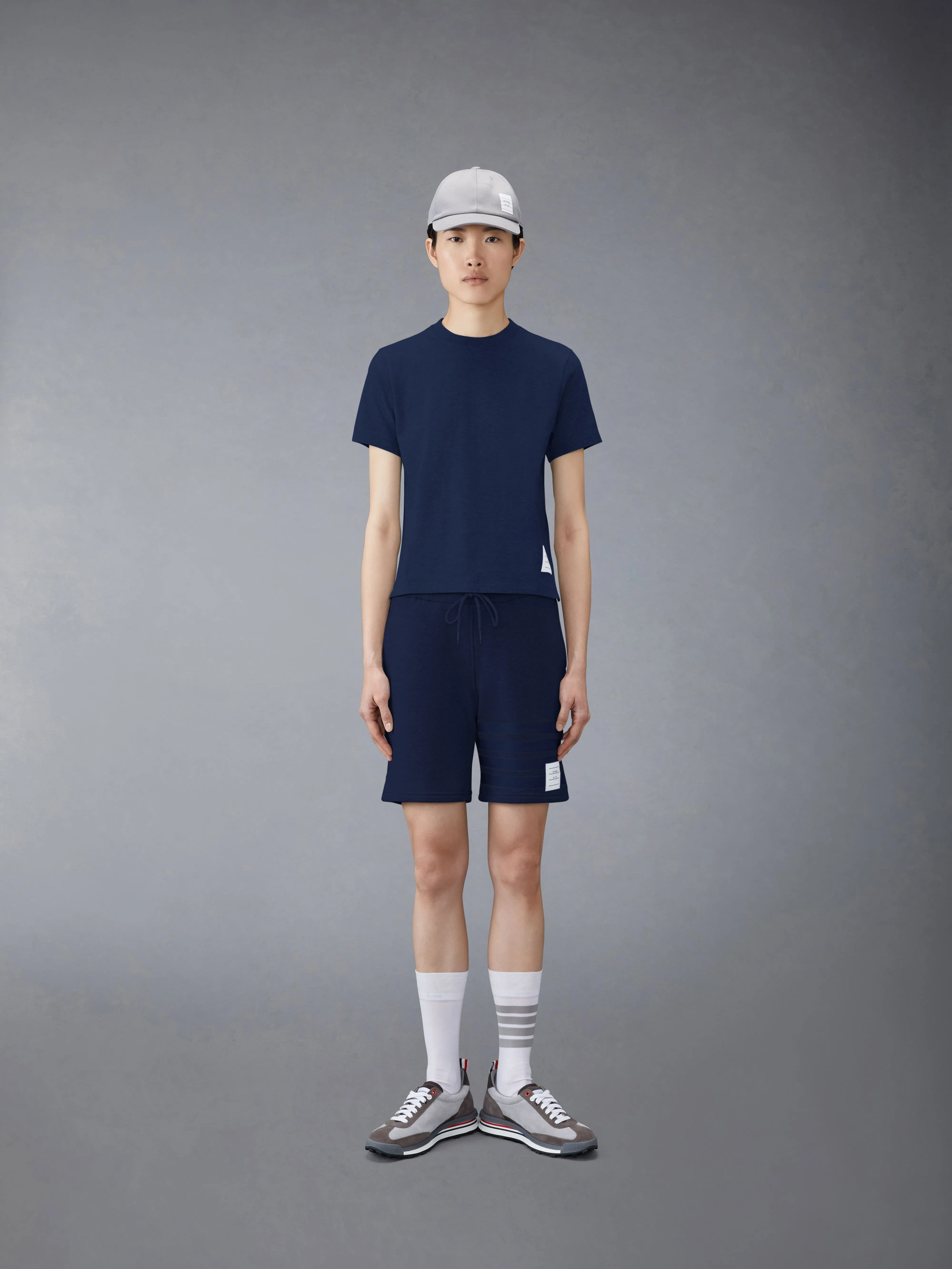 JERSEY RELAXED SIDE SLIT TEE sold by Thom Browne product image thumbnail 3