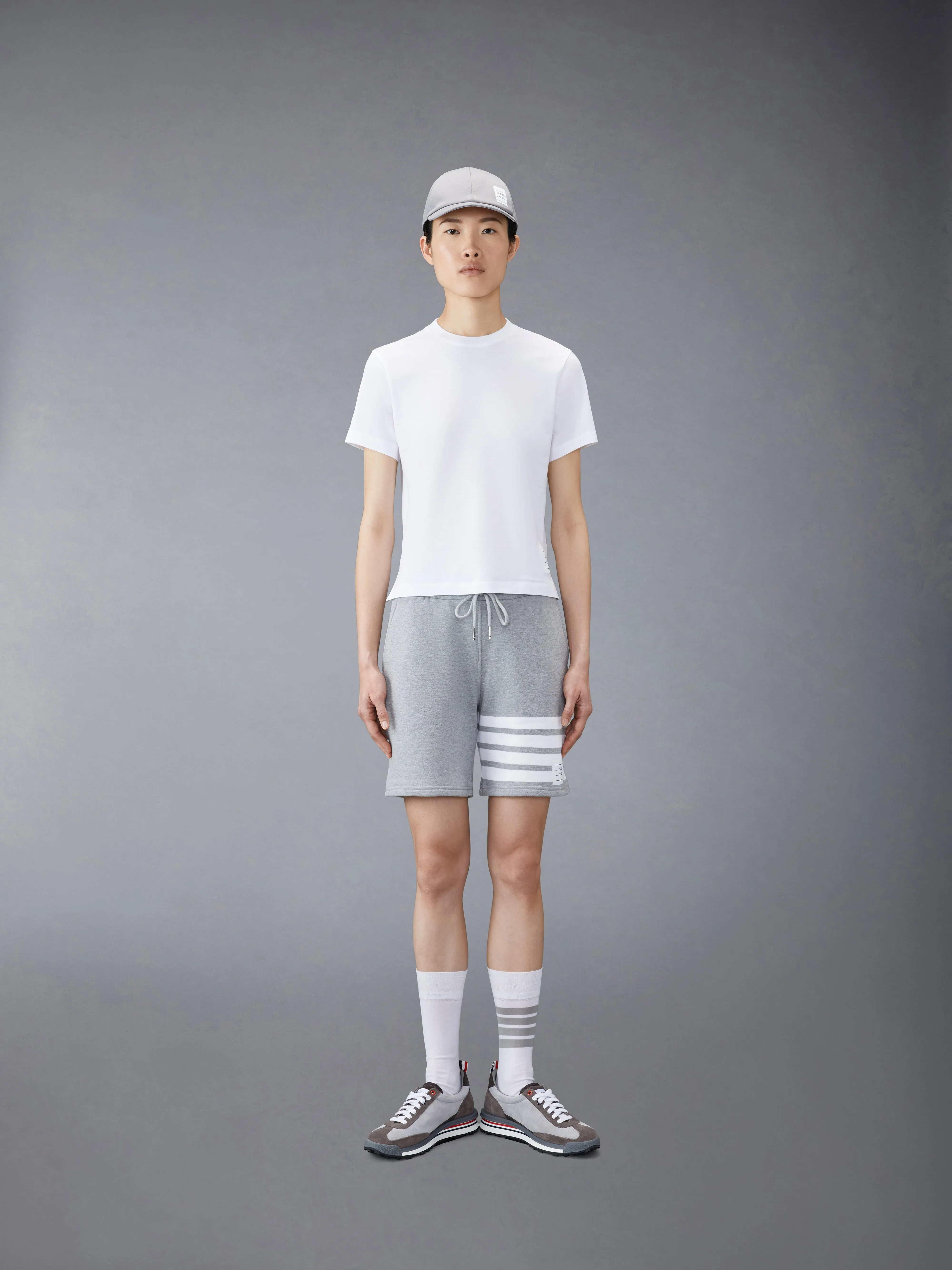 JERSEY RELAXED SIDE SLIT TEE sold by Thom Browne product image thumbnail 3