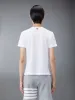 JERSEY RELAXED SIDE SLIT TEE sold by Thom Browne