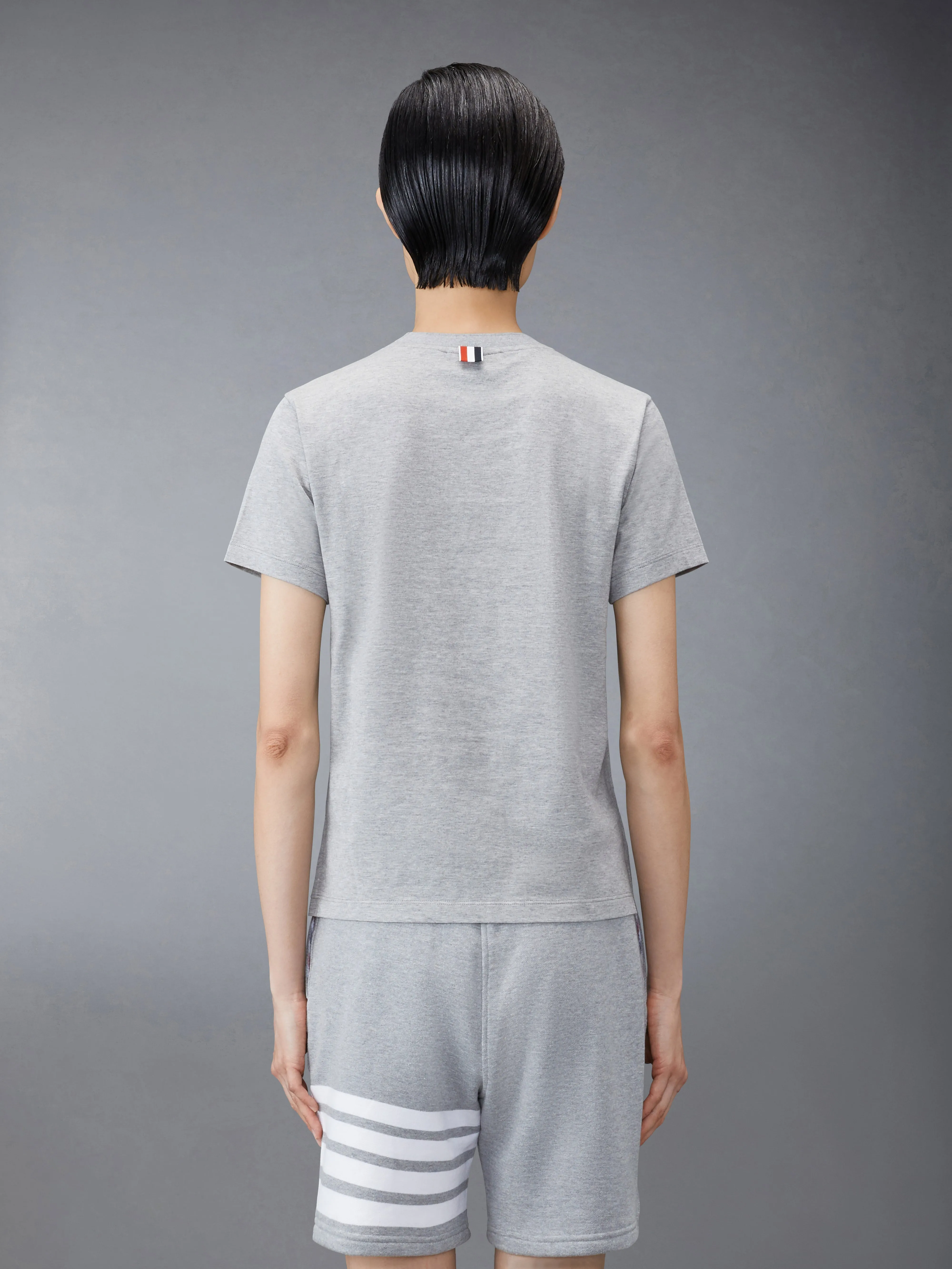 JERSEY RELAXED SIDE SLIT TEE sold by Thom Browne product image thumbnail 2