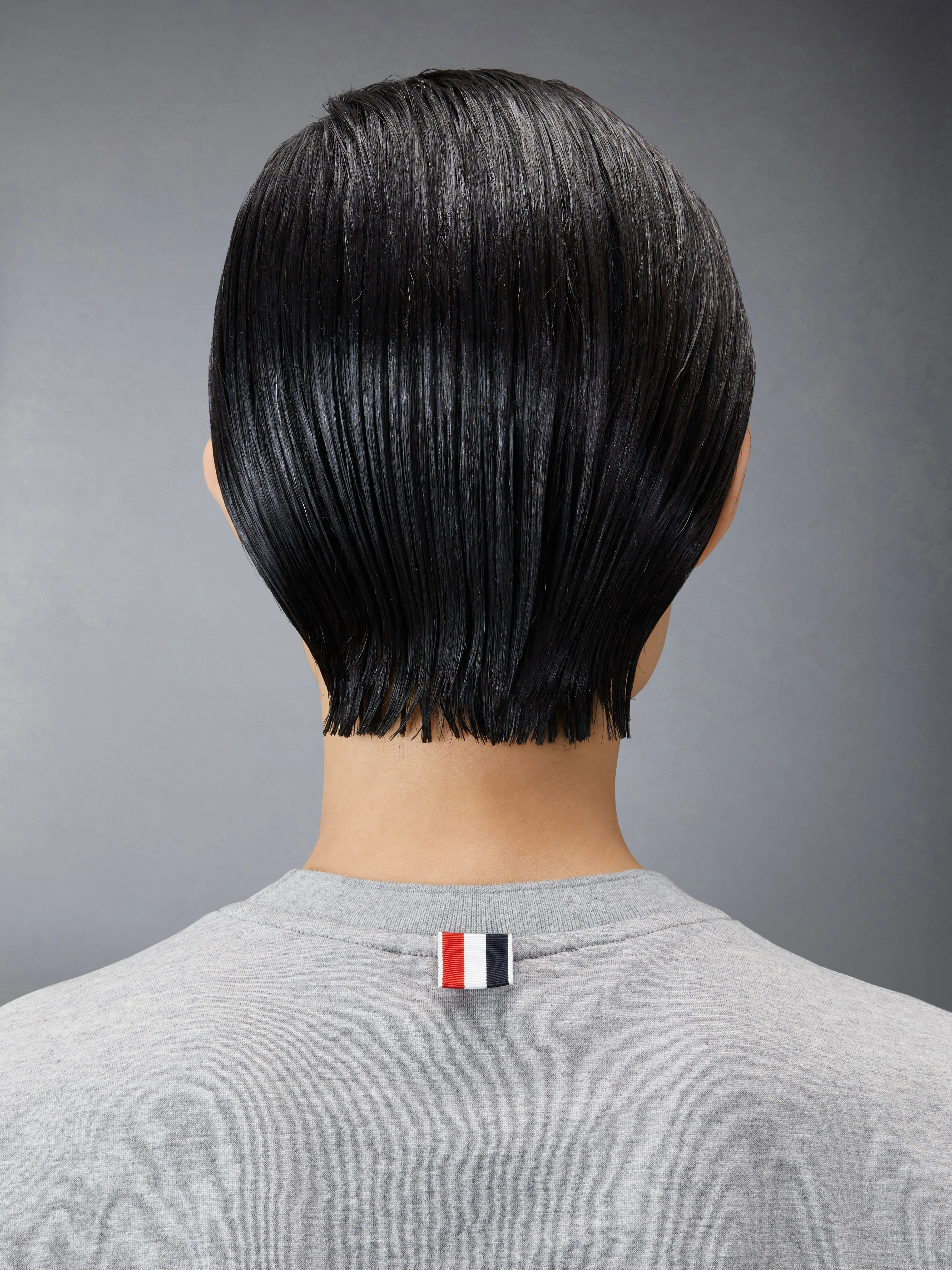 JERSEY RELAXED SIDE SLIT TEE sold by Thom Browne product image thumbnail 4