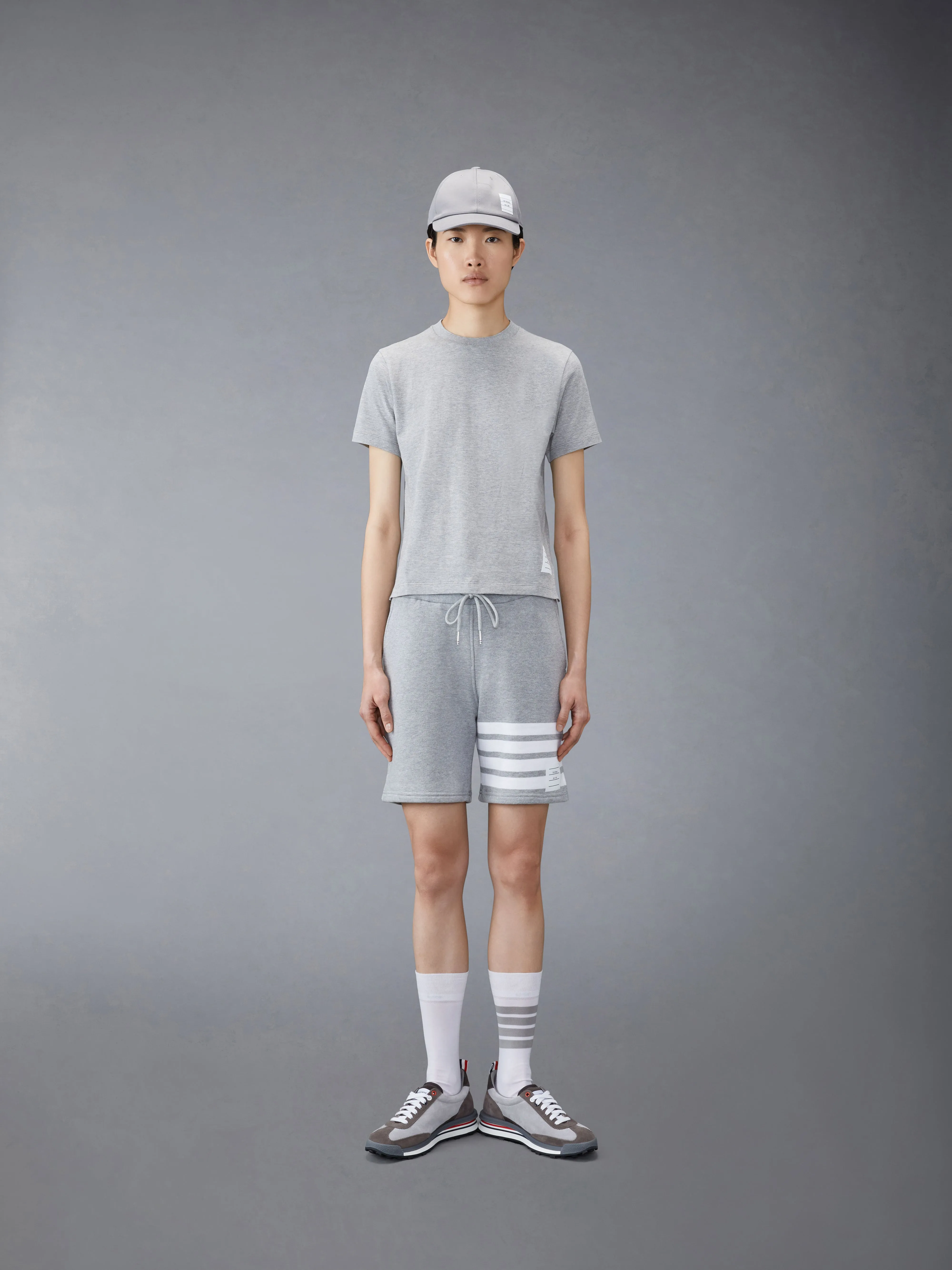 JERSEY RELAXED SIDE SLIT TEE sold by Thom Browne product image thumbnail 3