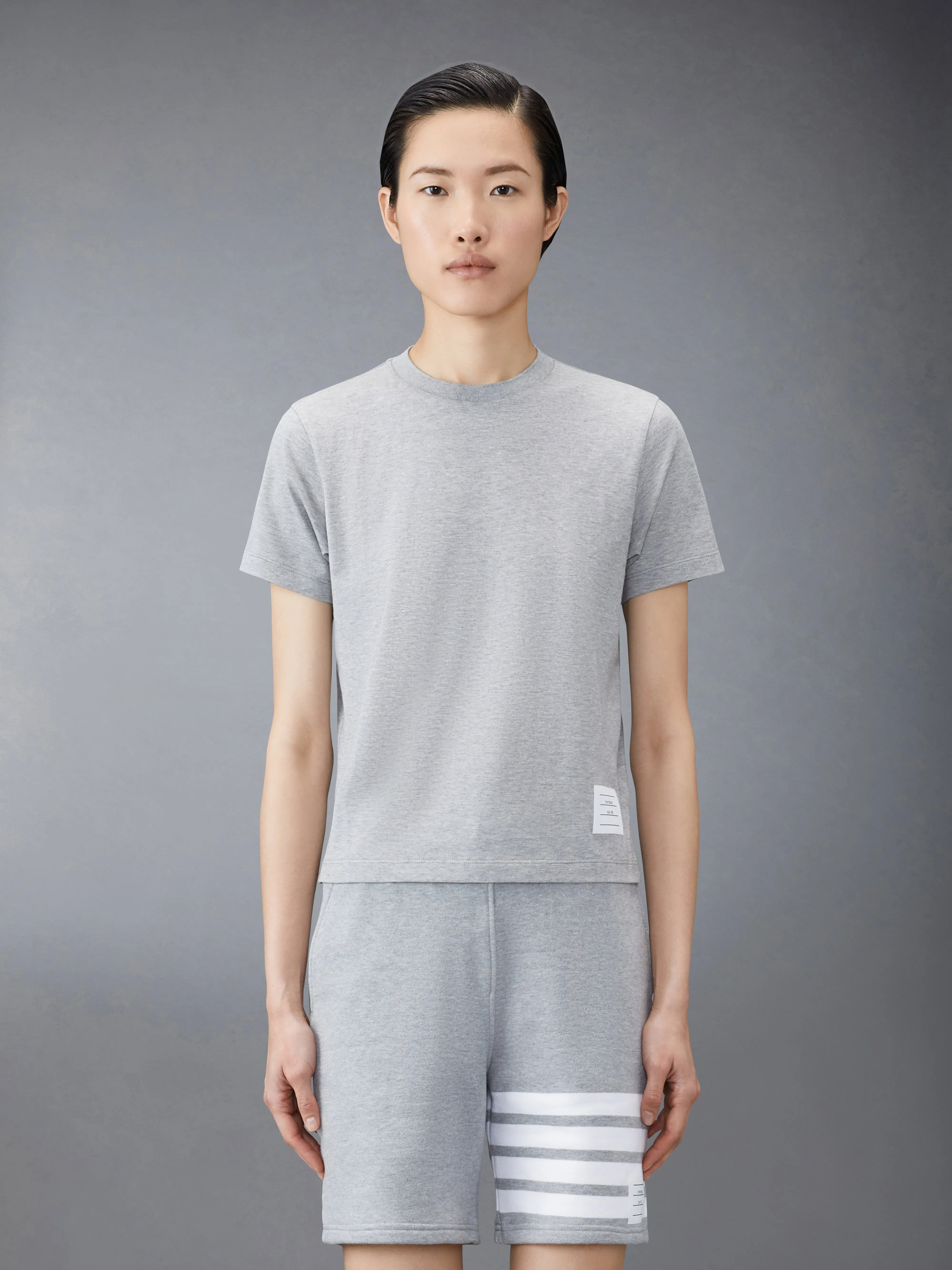 JERSEY RELAXED SIDE SLIT TEE sold by Thom Browne