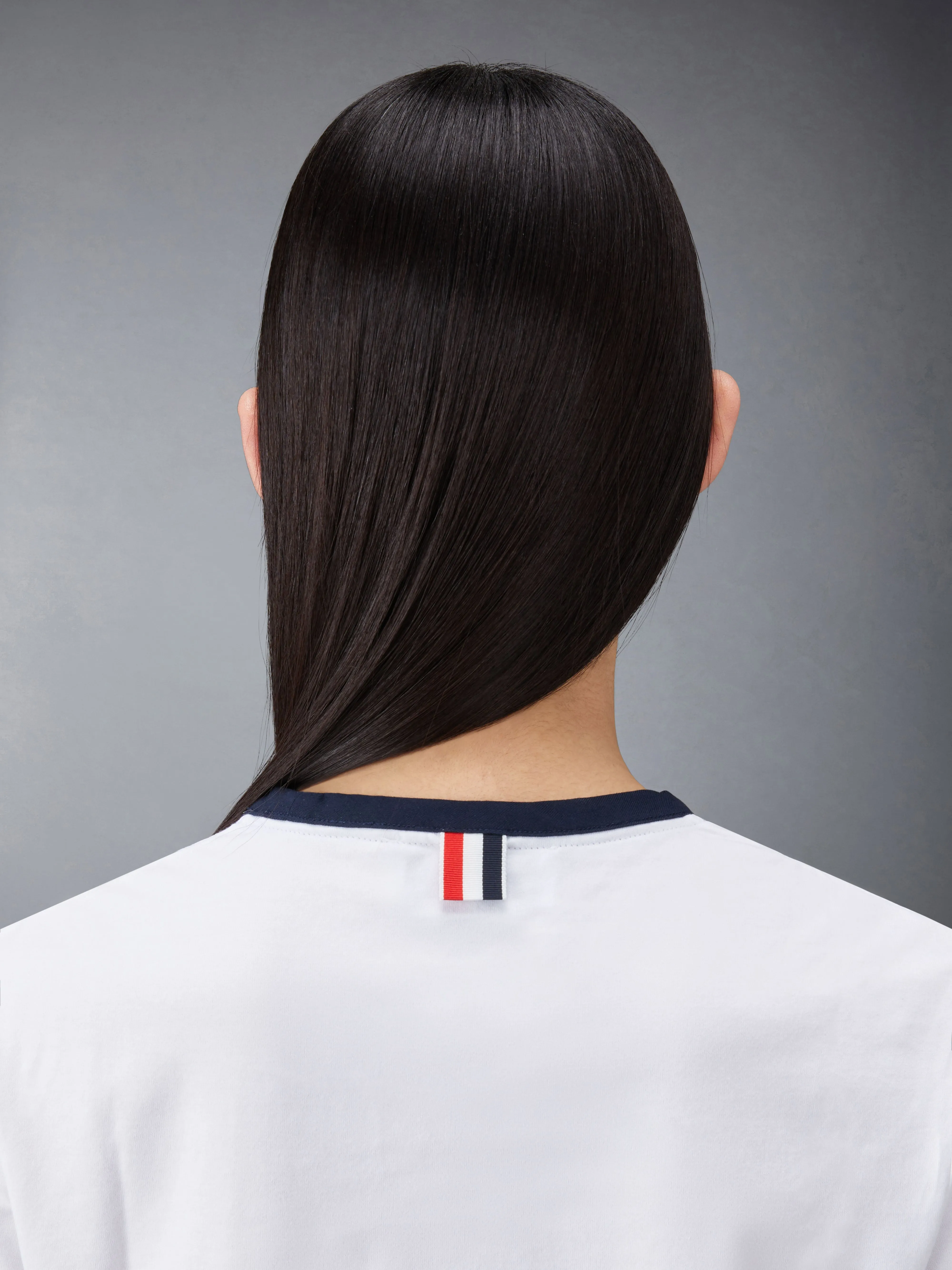 MEDIUM WEIGHT JERSEY RINGER TEE sold by Thom Browne product image thumbnail 5