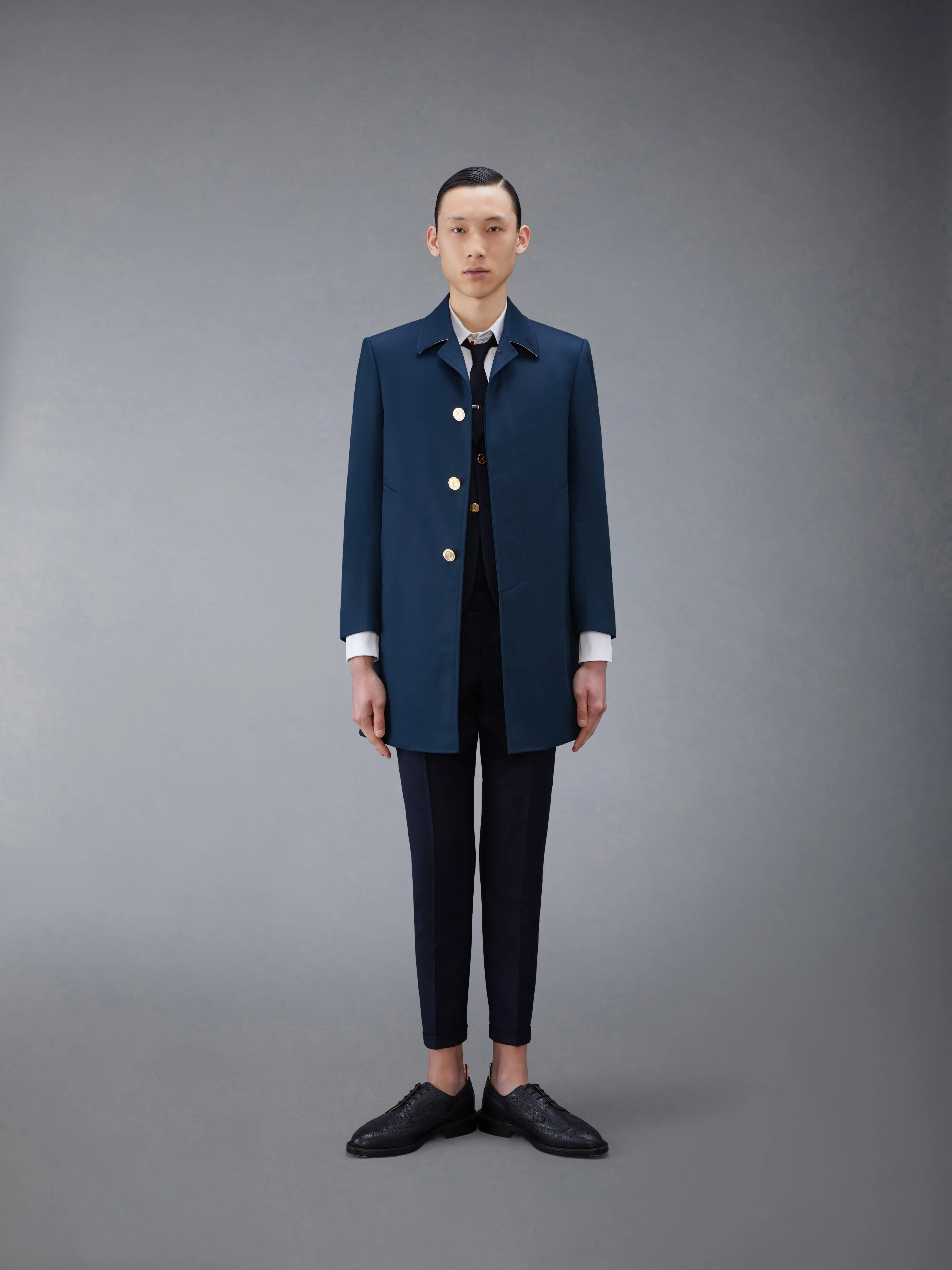 MACKINTOSH BAL COLLAR OVERCOAT sold by Thom Browne product image thumbnail 3