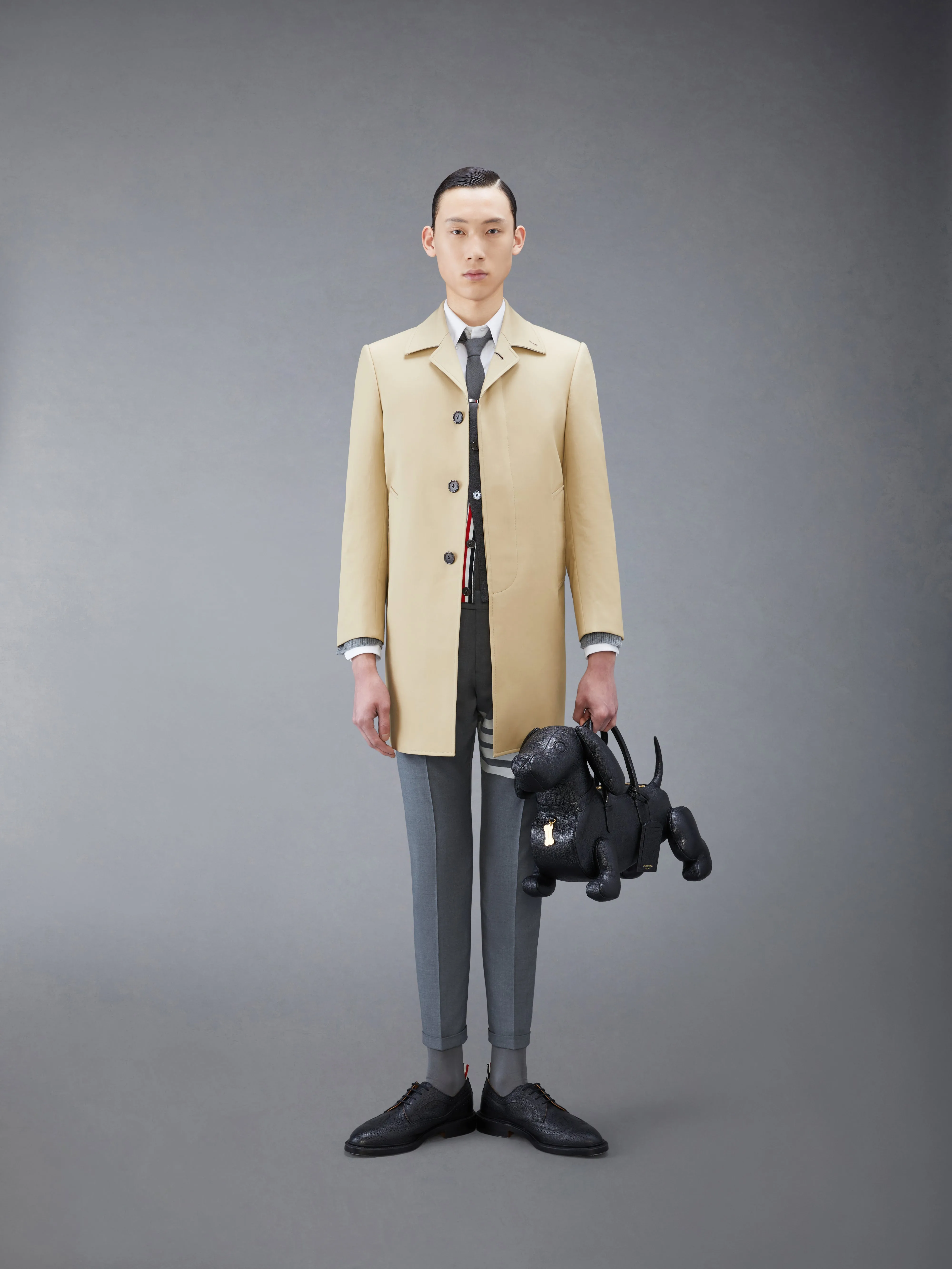 MACKINTOSH BAL COLLAR OVERCOAT sold by Thom Browne product image thumbnail 3